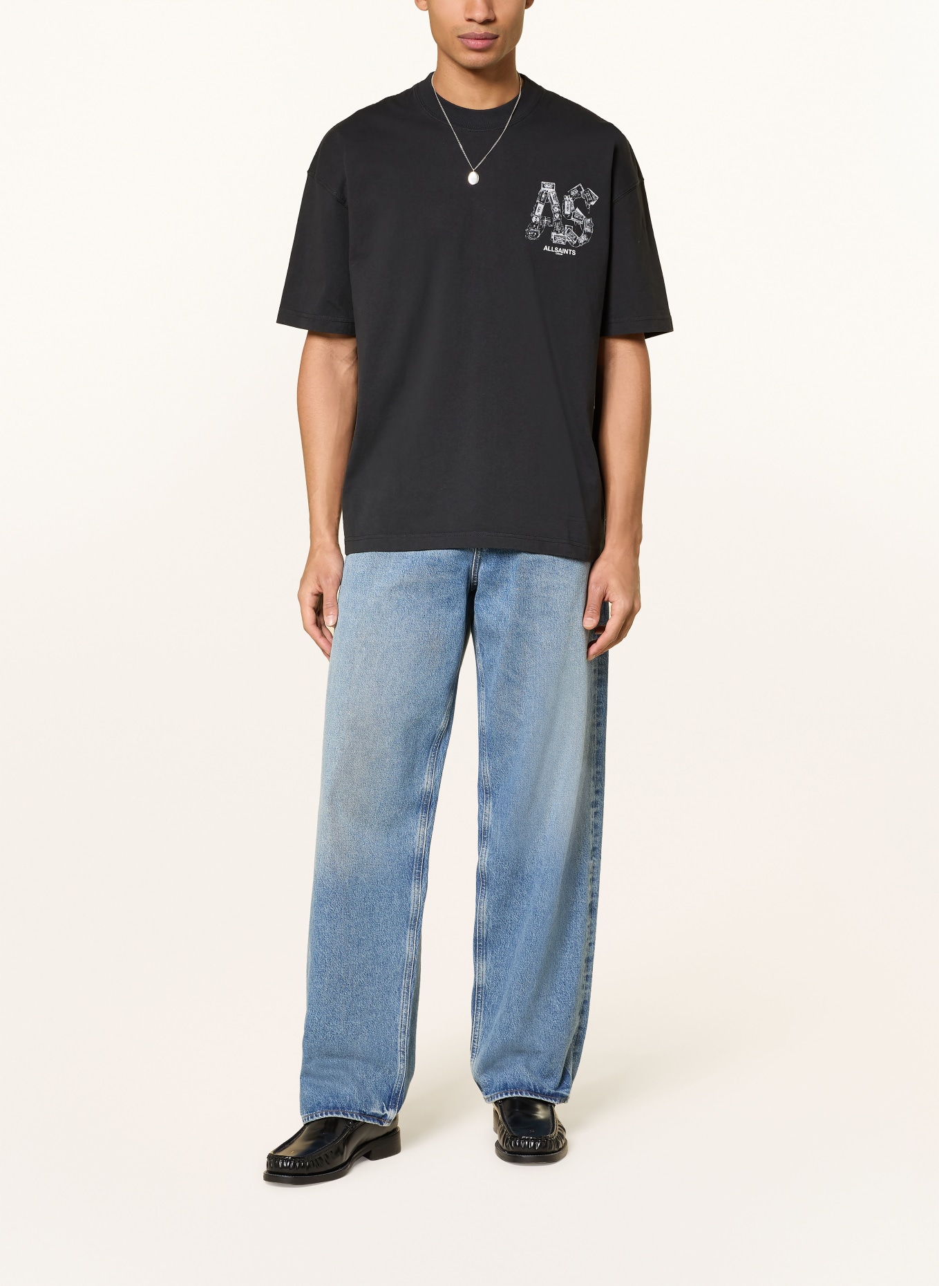 ALLSAINTS T-shirt: BLACK