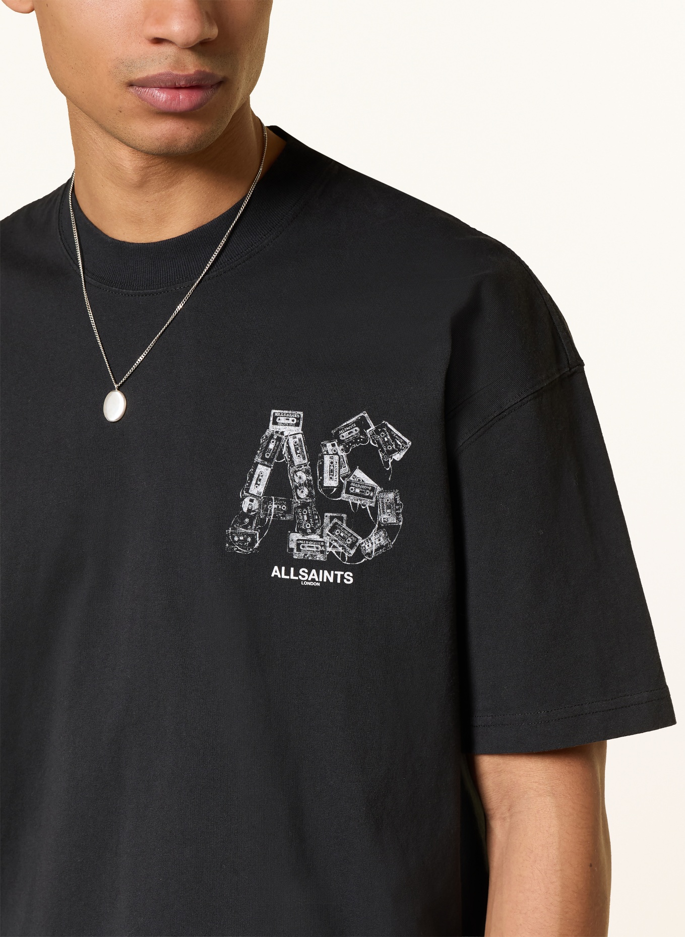 ALLSAINTS T-shirt: BLACK