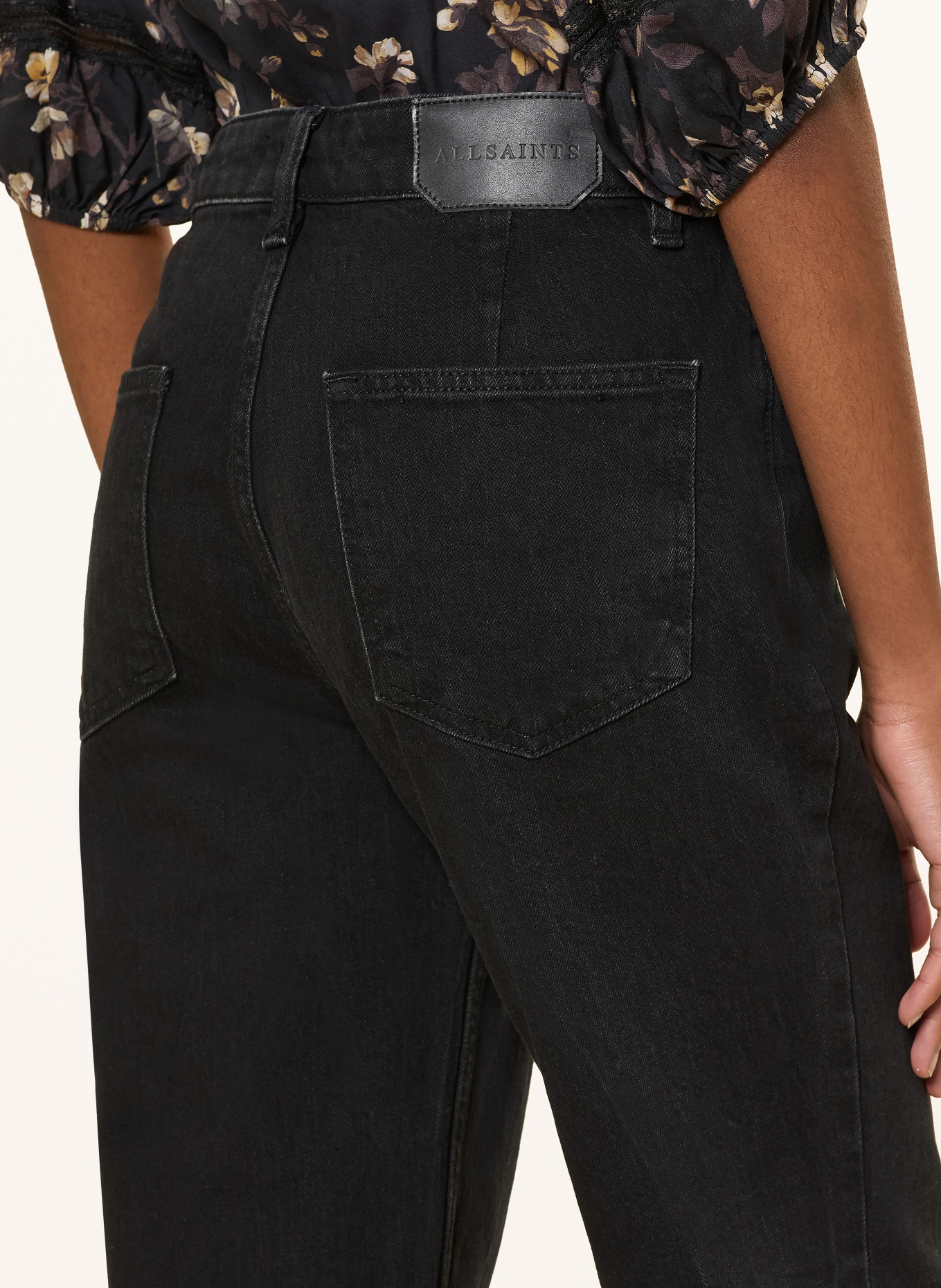 ALLSAINTS Flared Jeans EMBER: 162 Washed Black