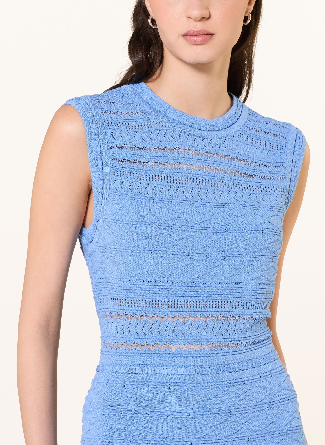 maje Strickkleid: BLAU