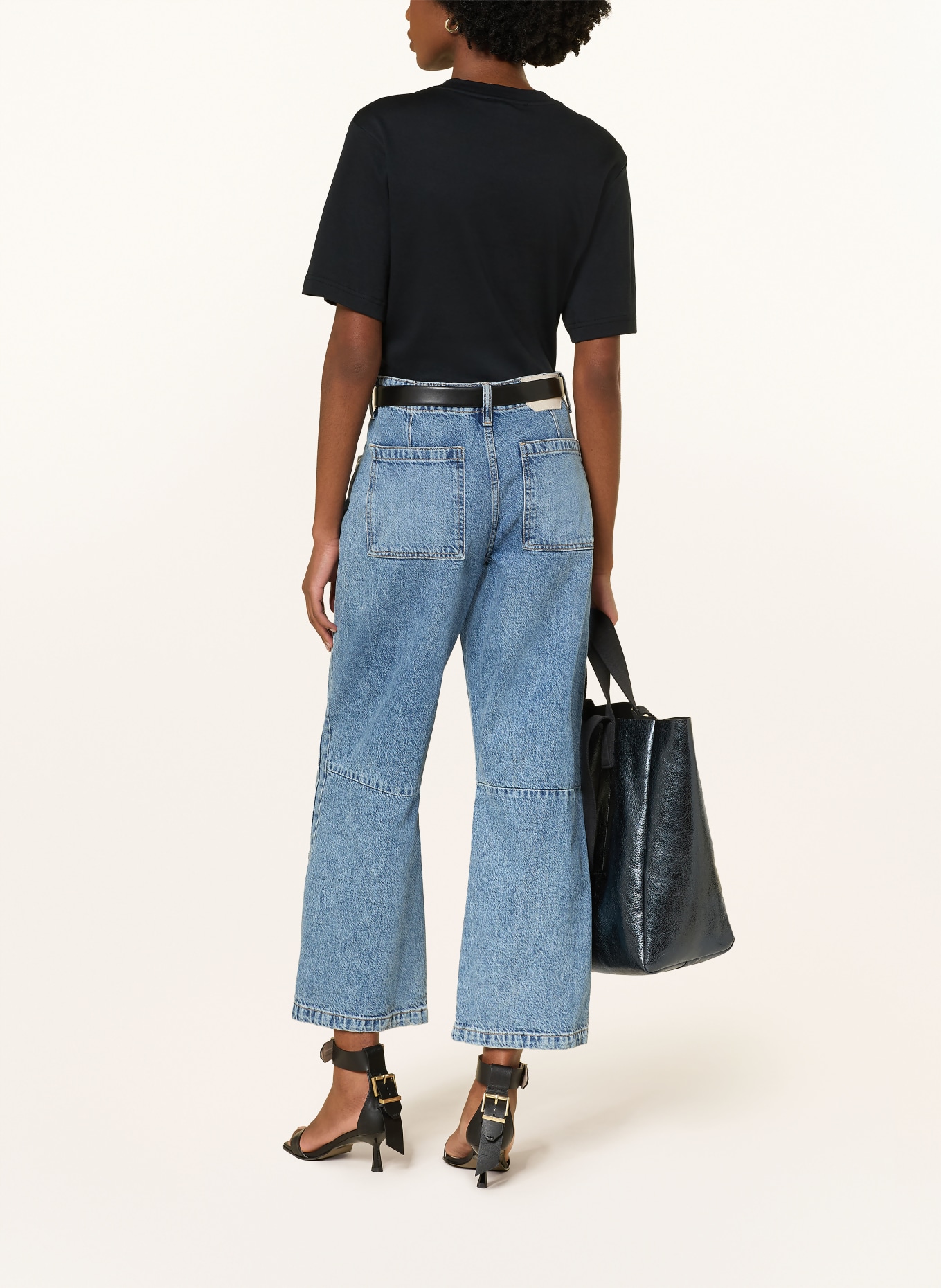 ALLSAINTS Tričko LISA HAVEN: ČERNÁ