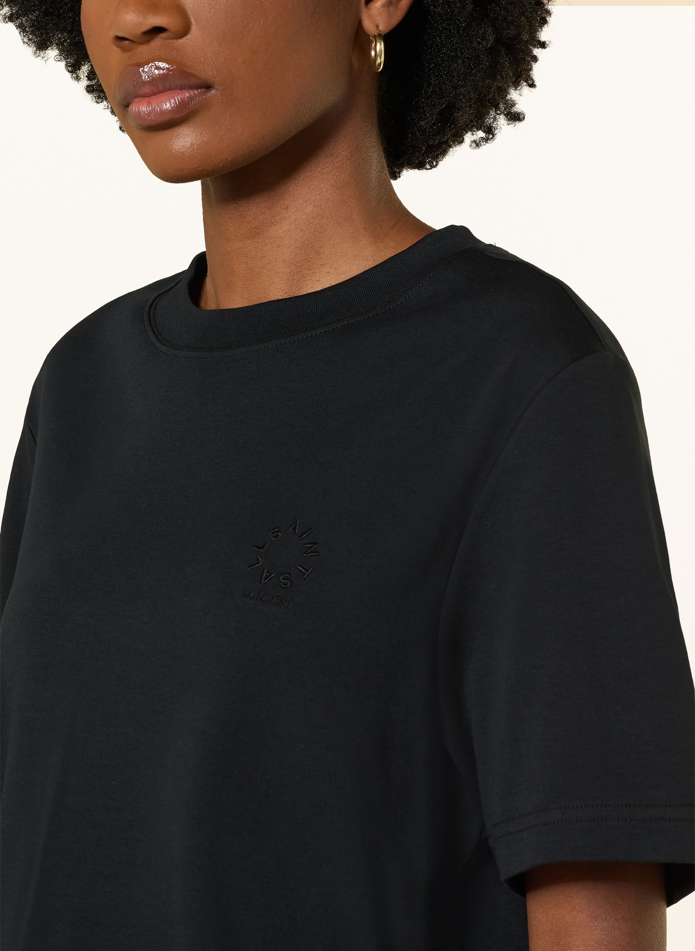 ALLSAINTS Tričko LISA HAVEN: ČERNÁ