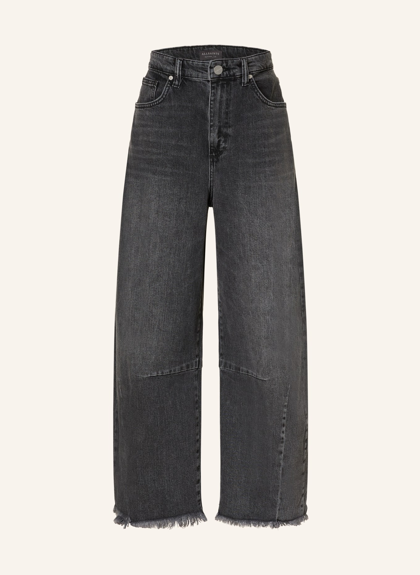 ALLSAINTS Barrel Jeans PAYTON: 162 Washed Black