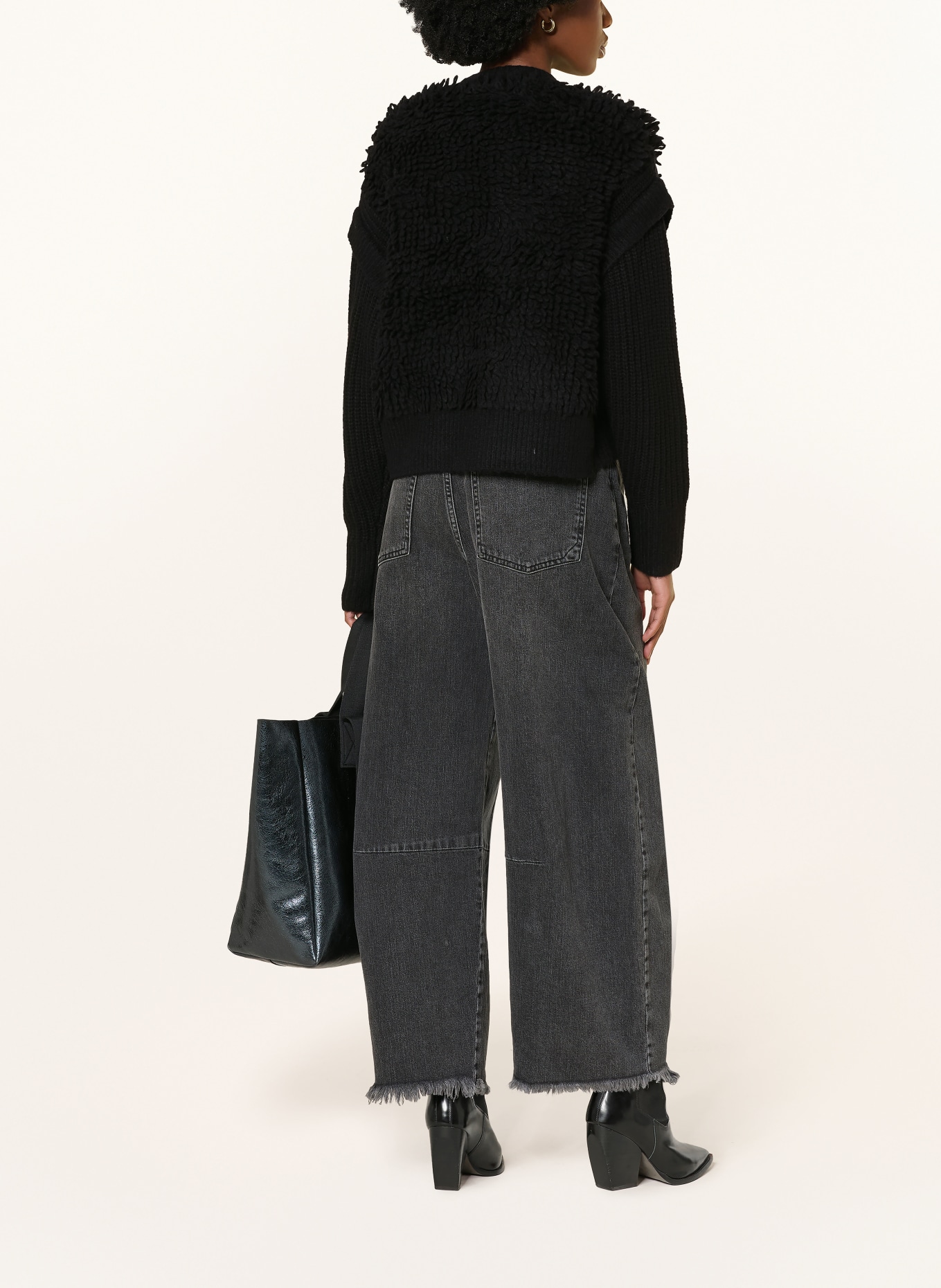 ALLSAINTS Barrel Jeans PAYTON: 162 Washed Black