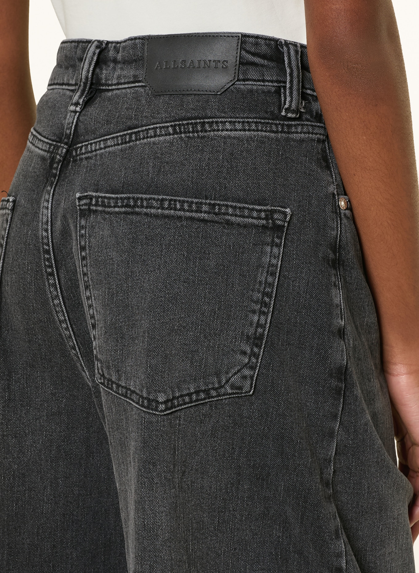 ALLSAINTS Barrel Jeans PAYTON: 162 Washed Black