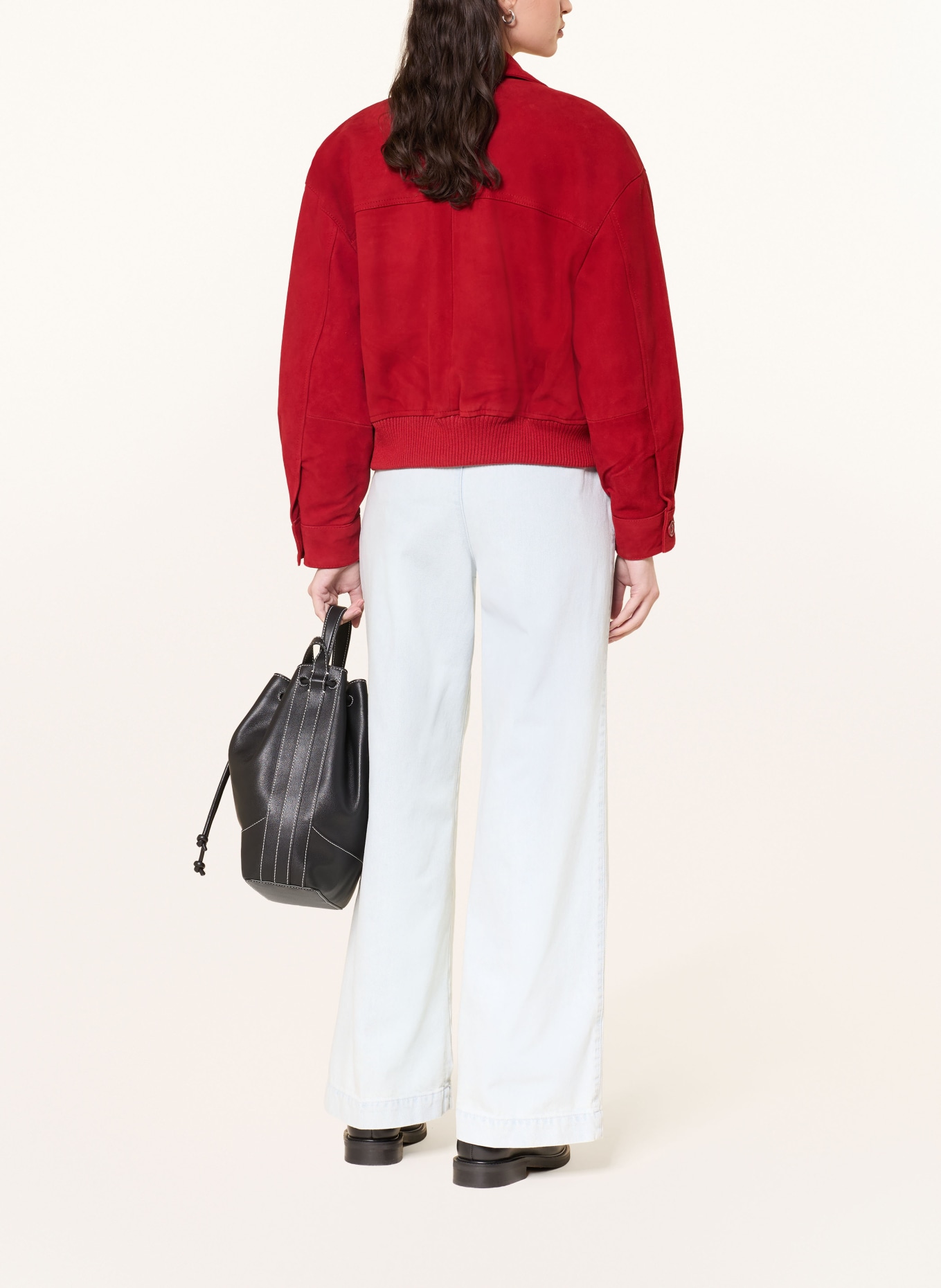 CLAUDIE PIERLOT Wide Leg Jeans DENISEBIS: D052 LIGHT BLUE DENIM