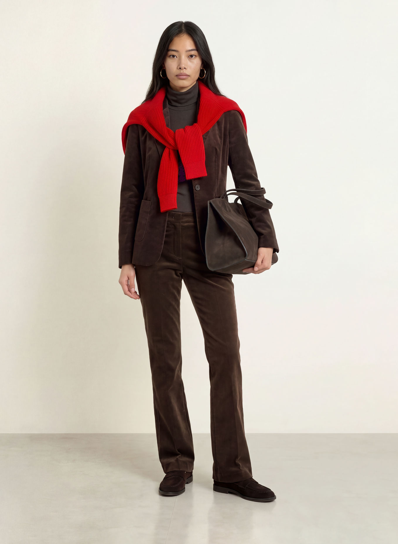 MORE & MORE Samthose: DUNKELBRAUN