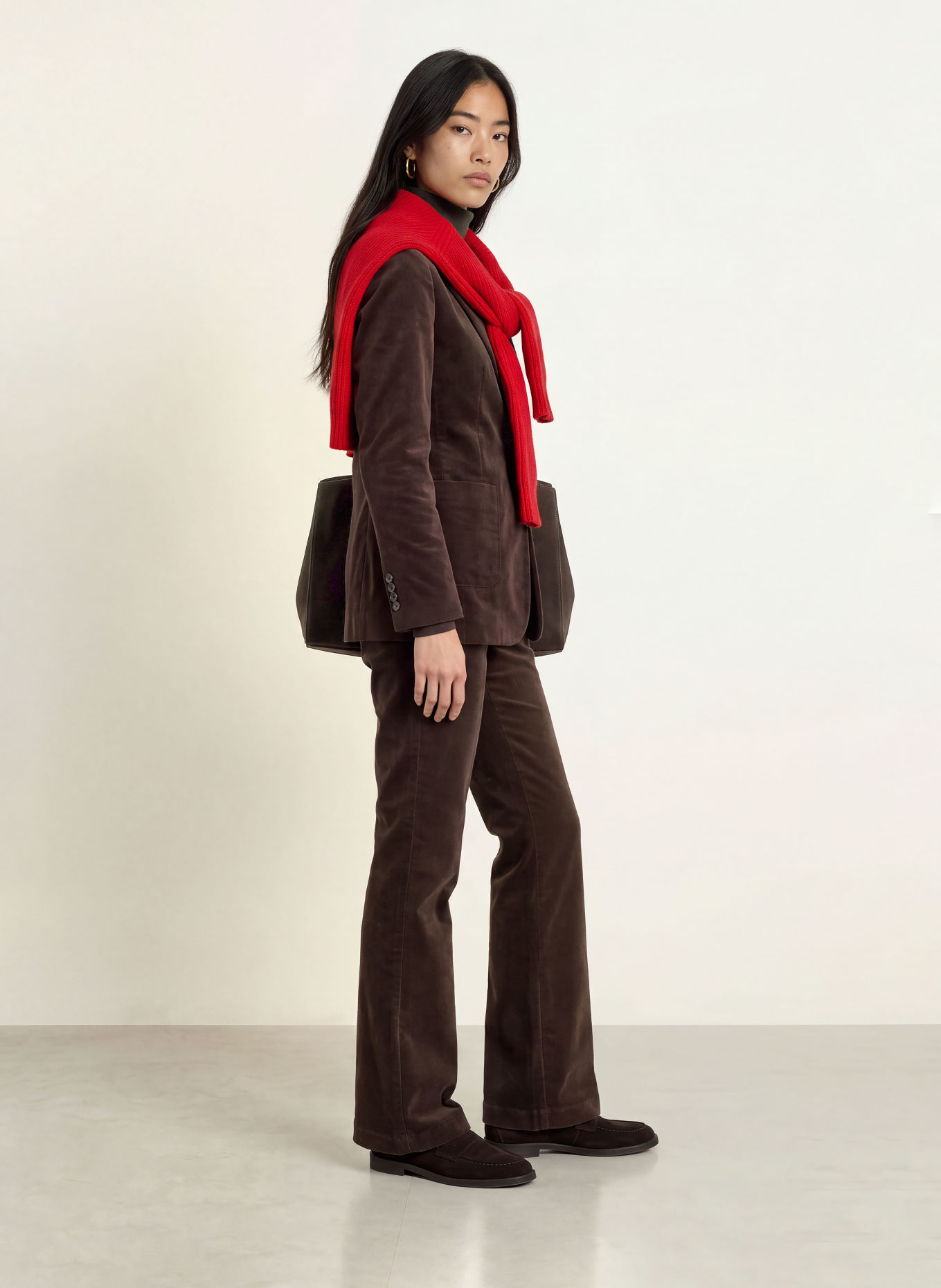 MORE & MORE Samthose: DUNKELBRAUN