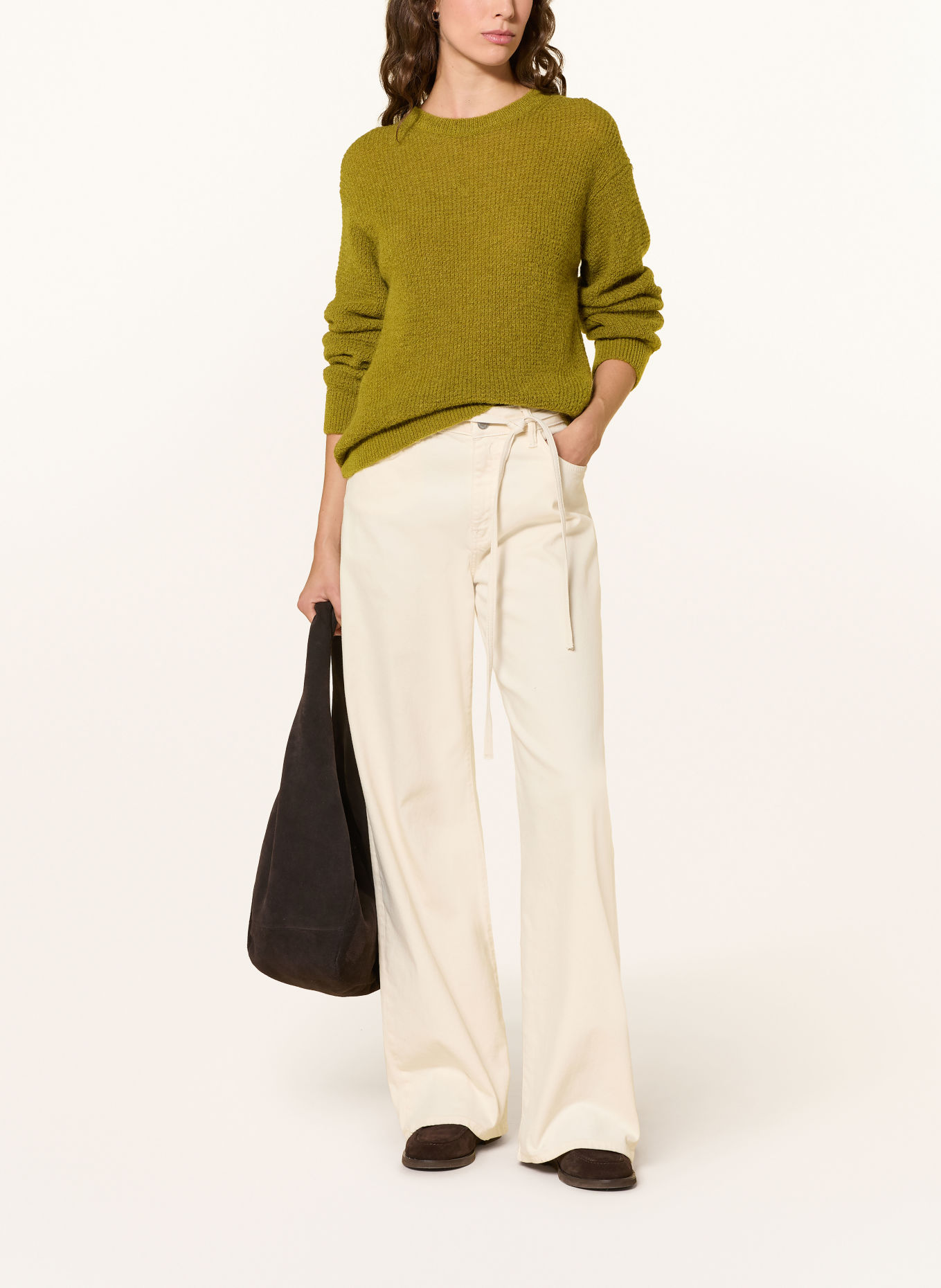 MAERZ MUENCHEN Alpaca Sweater: GREEN
