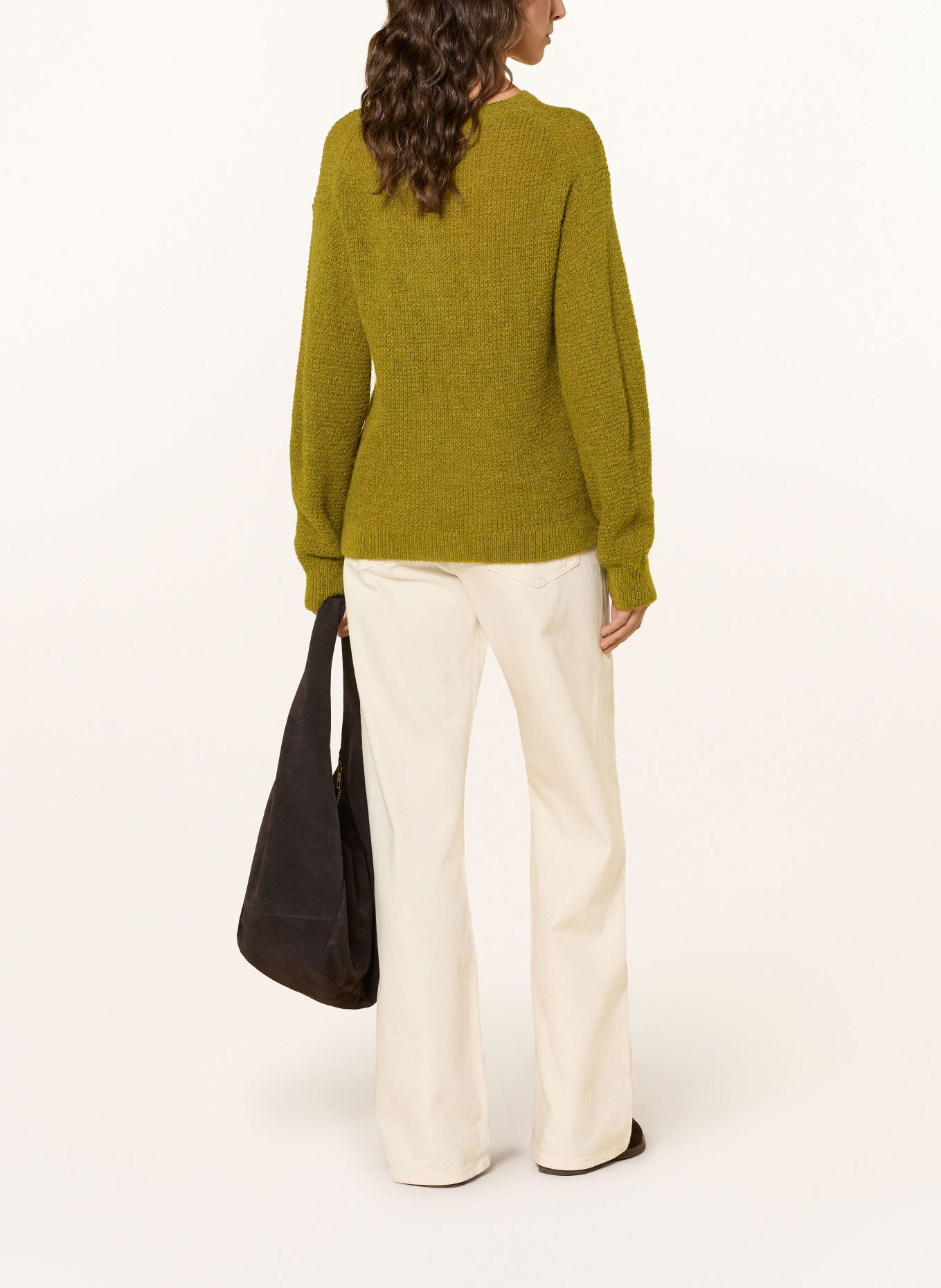 MAERZ MUENCHEN Alpaca Sweater: GREEN