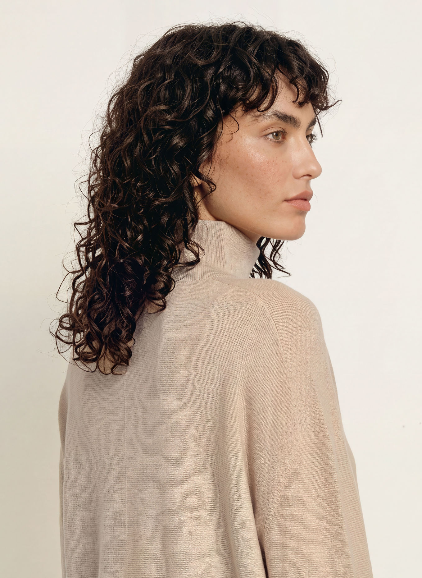DRYKORN Turtleneck sweater LIORA: BEIGE