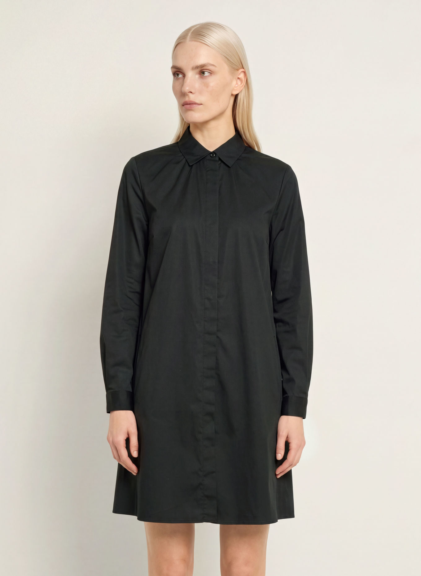 seidensticker Hemdblusenkleid: SCHWARZ