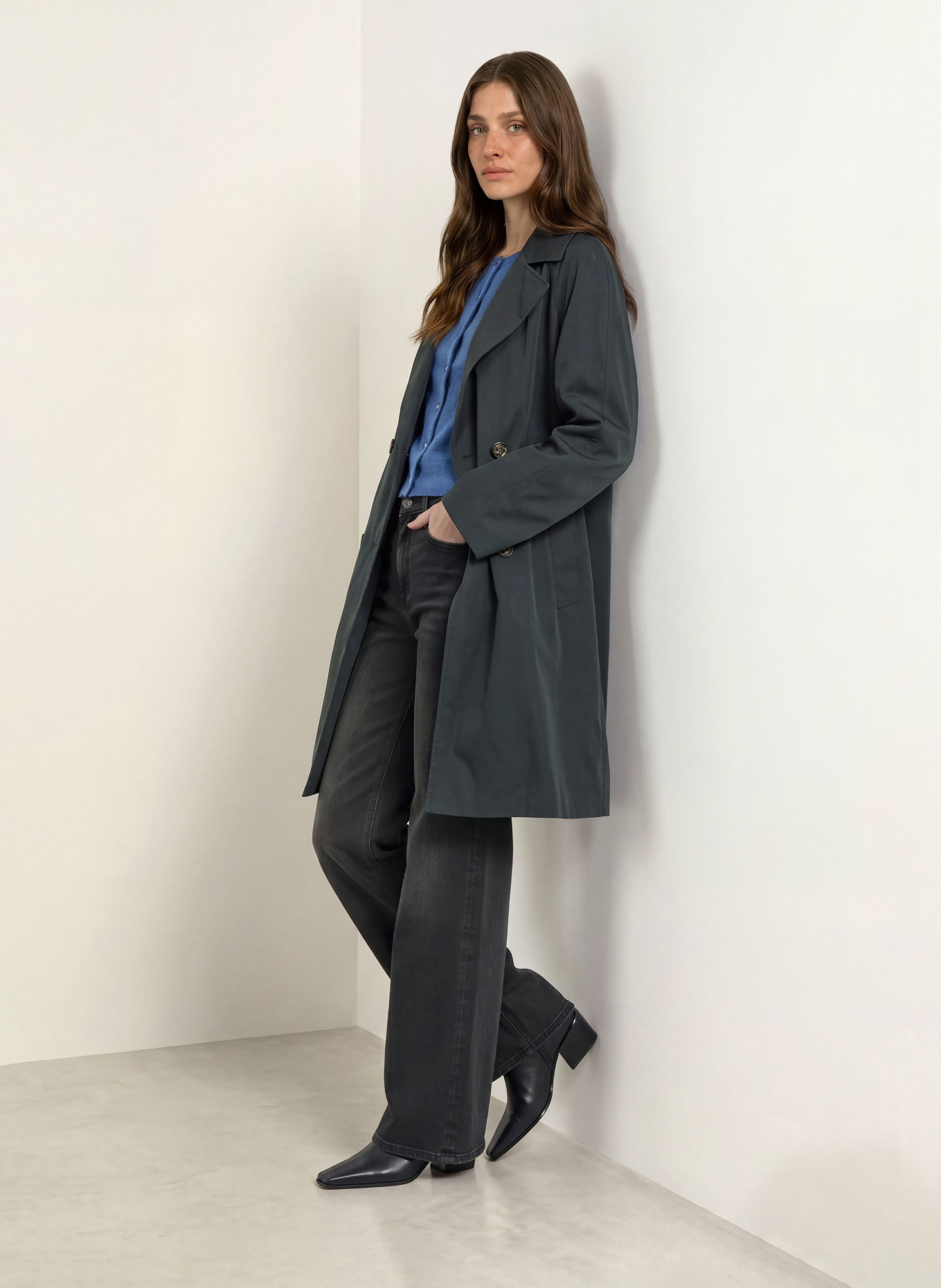 ICONS CINZIA ROCCA coat: BLACK