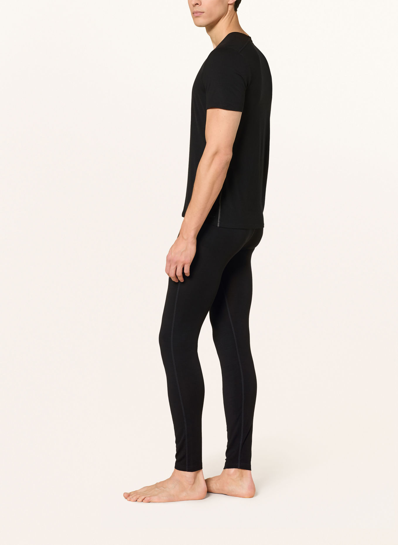 WE NORWEGIANS Funktionswäsche-Hose LONG JOHNS aus Merinowolle: SCHWARZ