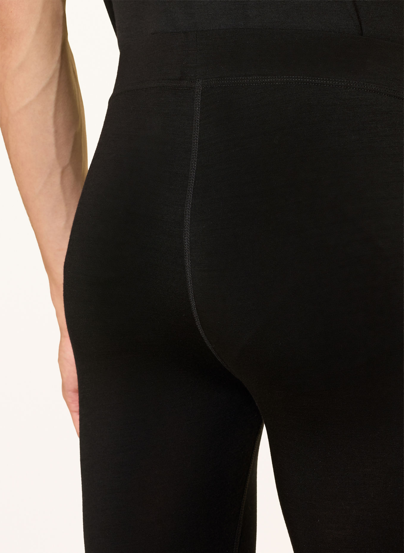WE NORWEGIANS Funktionswäsche-Hose LONG JOHNS aus Merinowolle: SCHWARZ
