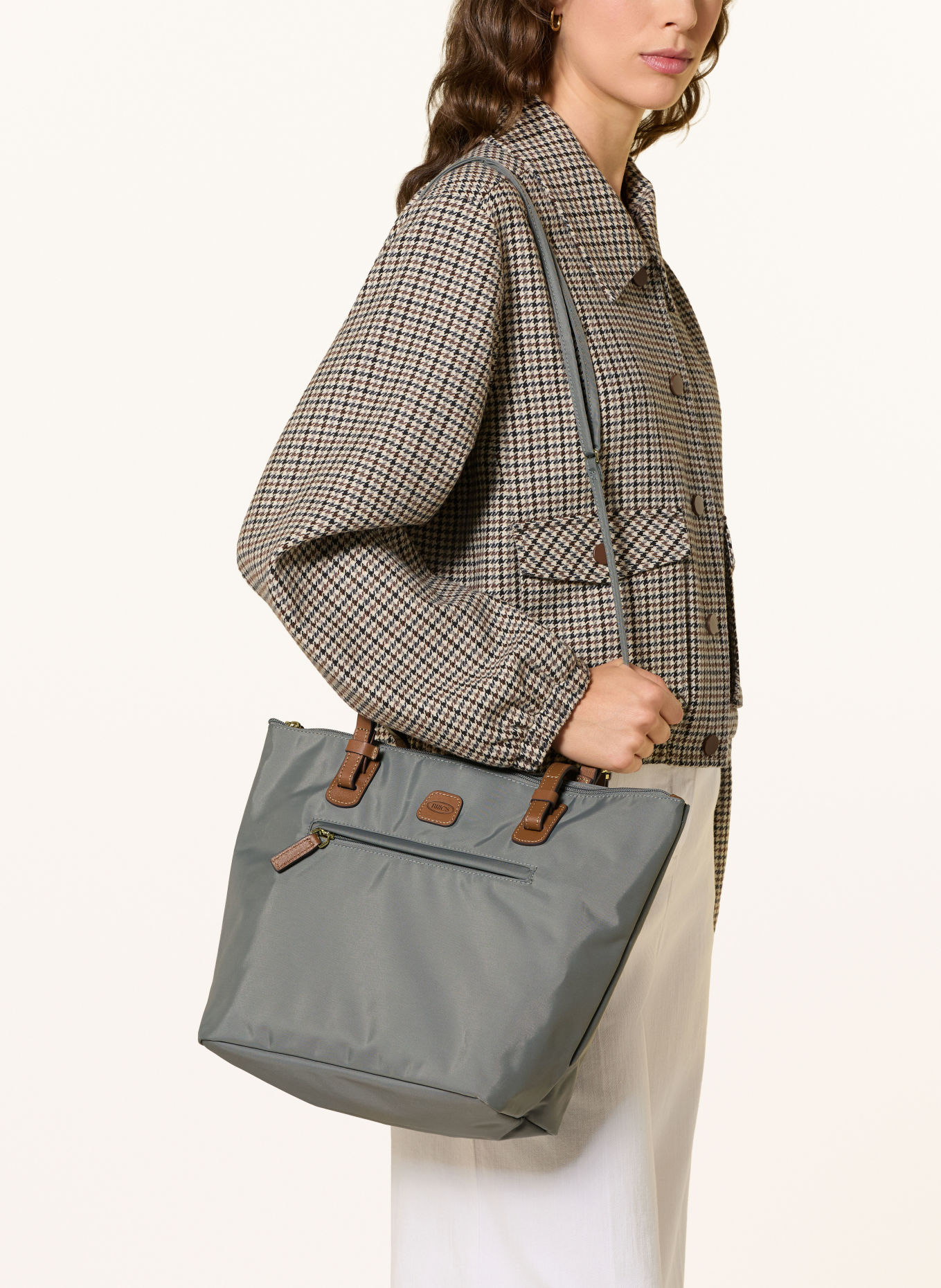 BRIC'S Shoulder bag with pouch: GRAY
