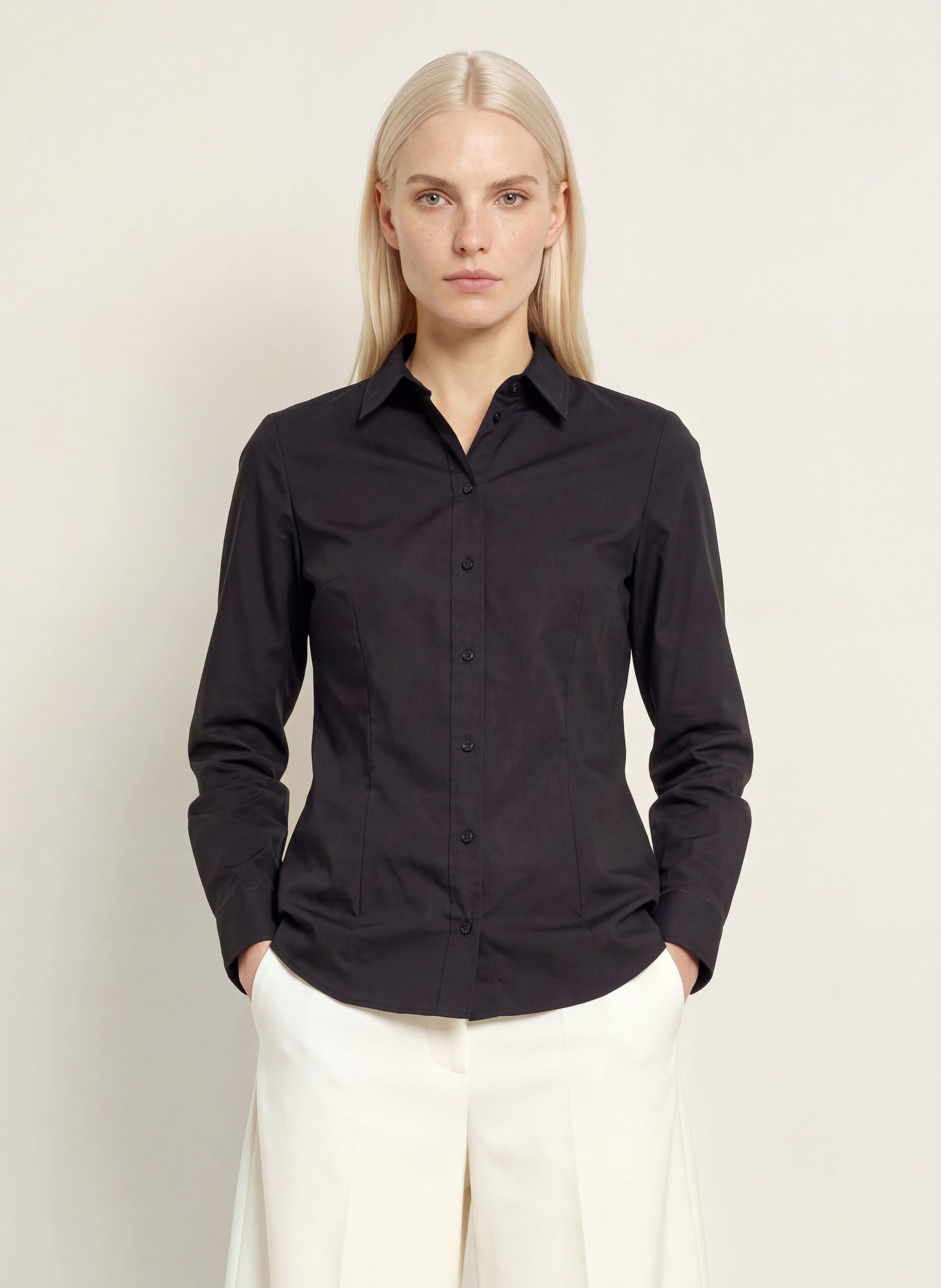 seidensticker Shirt blouse: BLACK