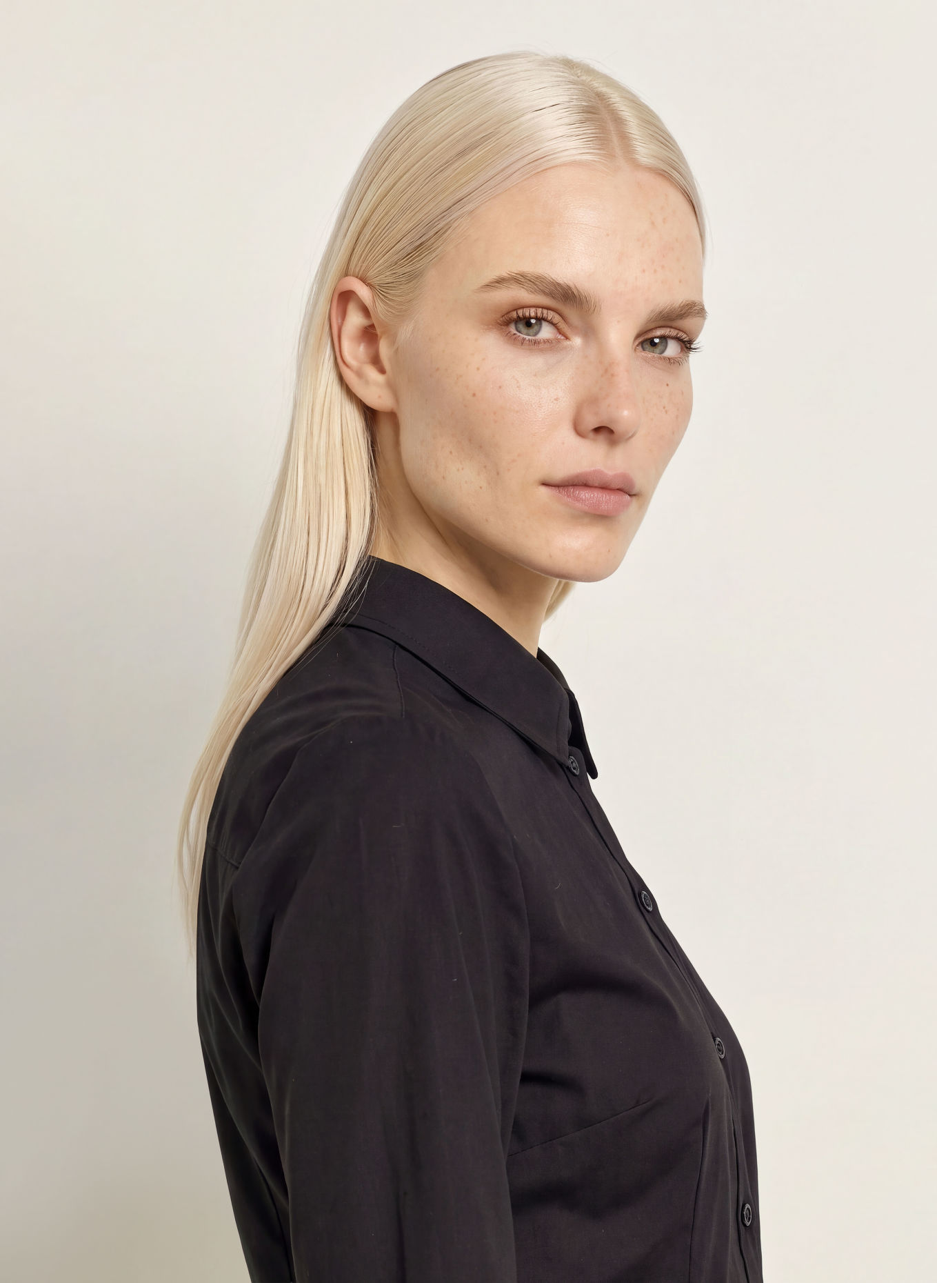 seidensticker Shirt blouse: BLACK