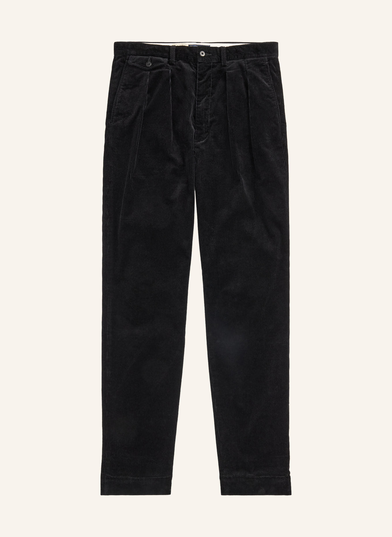 POLO RALPH LAUREN Cordchino Relaxed Fit: ZWART