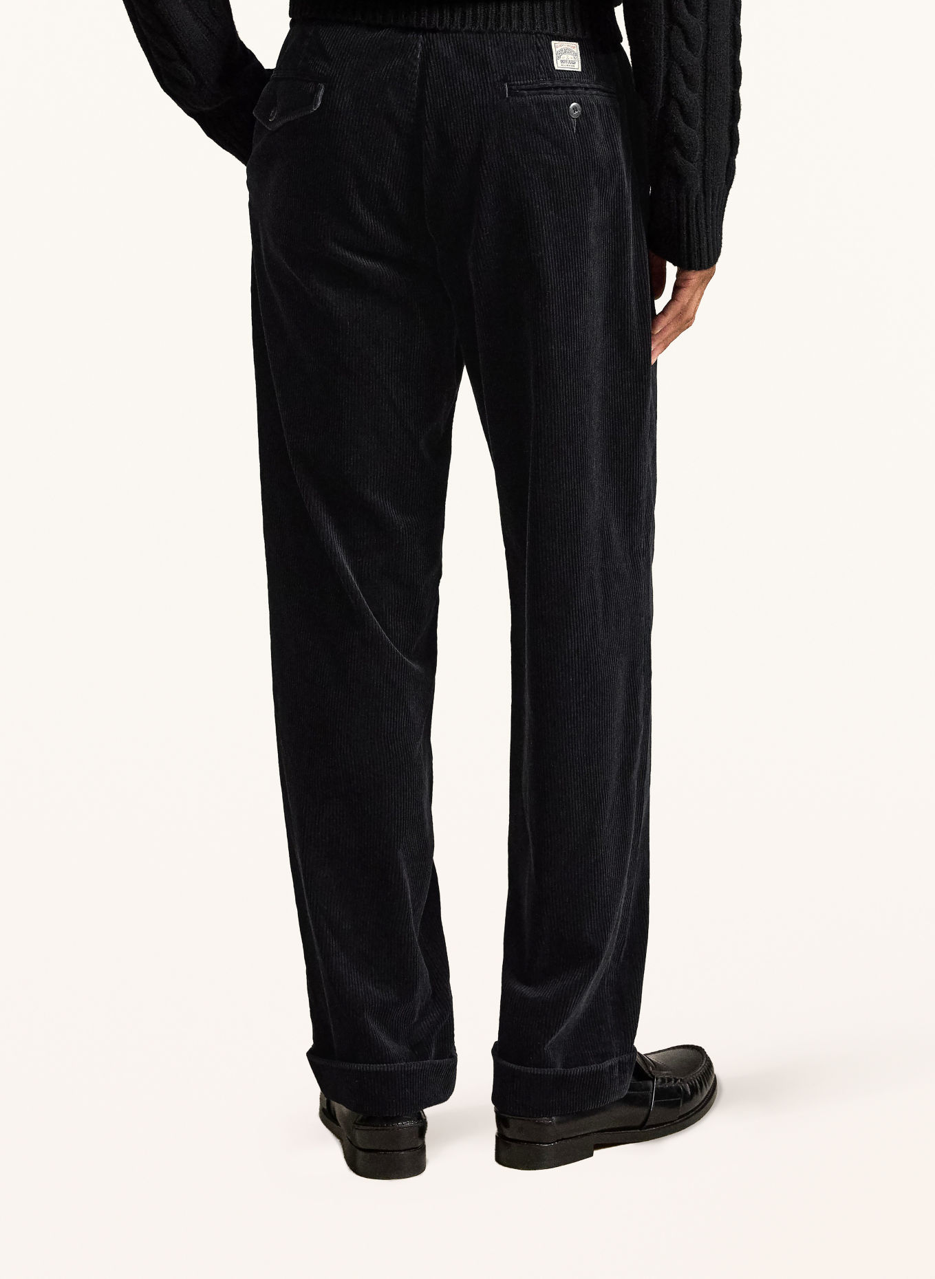 POLO RALPH LAUREN Cordchino Relaxed Fit: ZWART