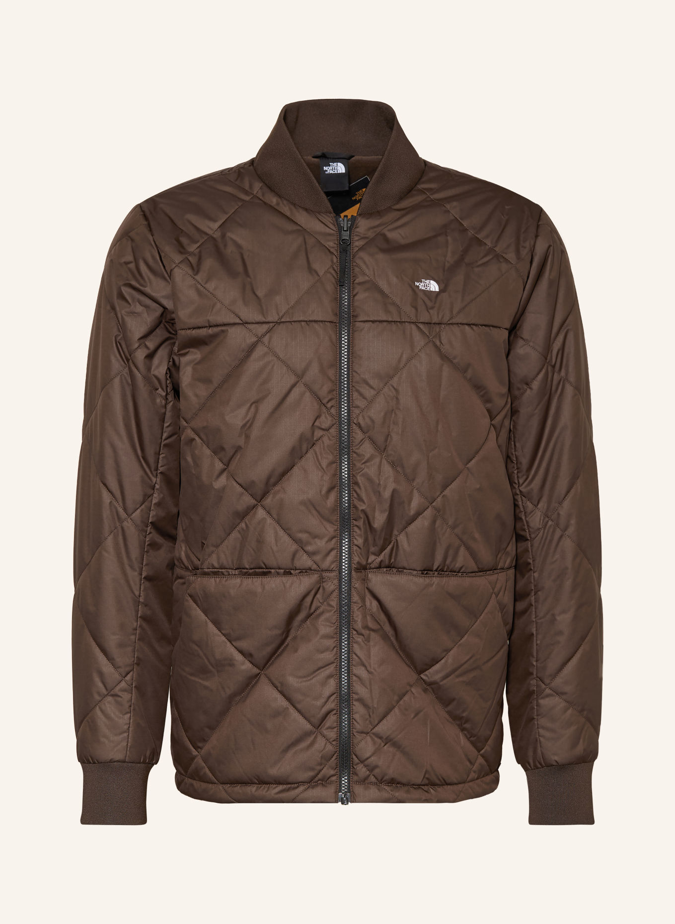 THE NORTH FACE Skijacke FOURBARREL TRICLIMATE: GRAU / DUNKELBRAUN