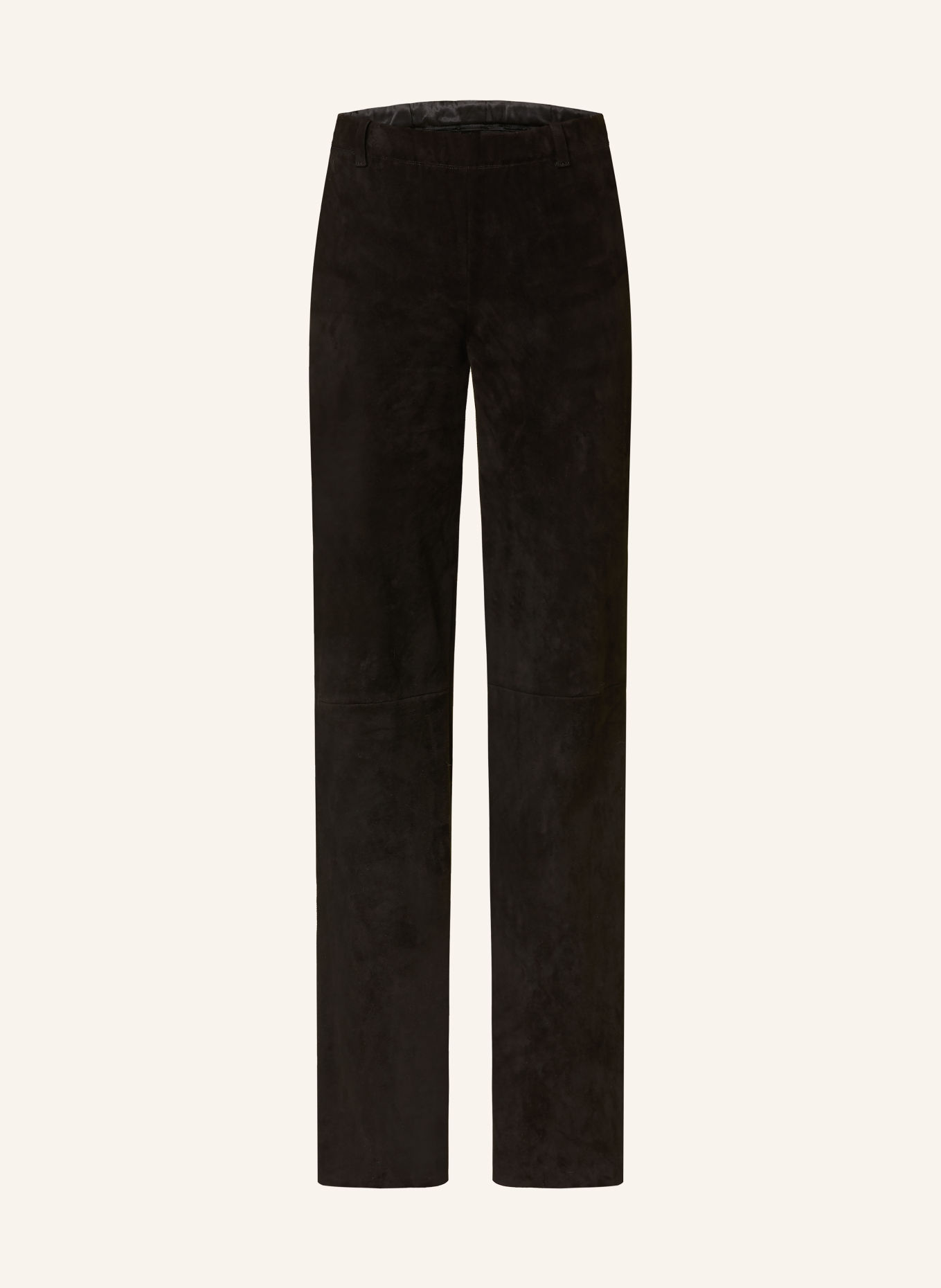 STOULS Leather pants OSWALD: BLACK