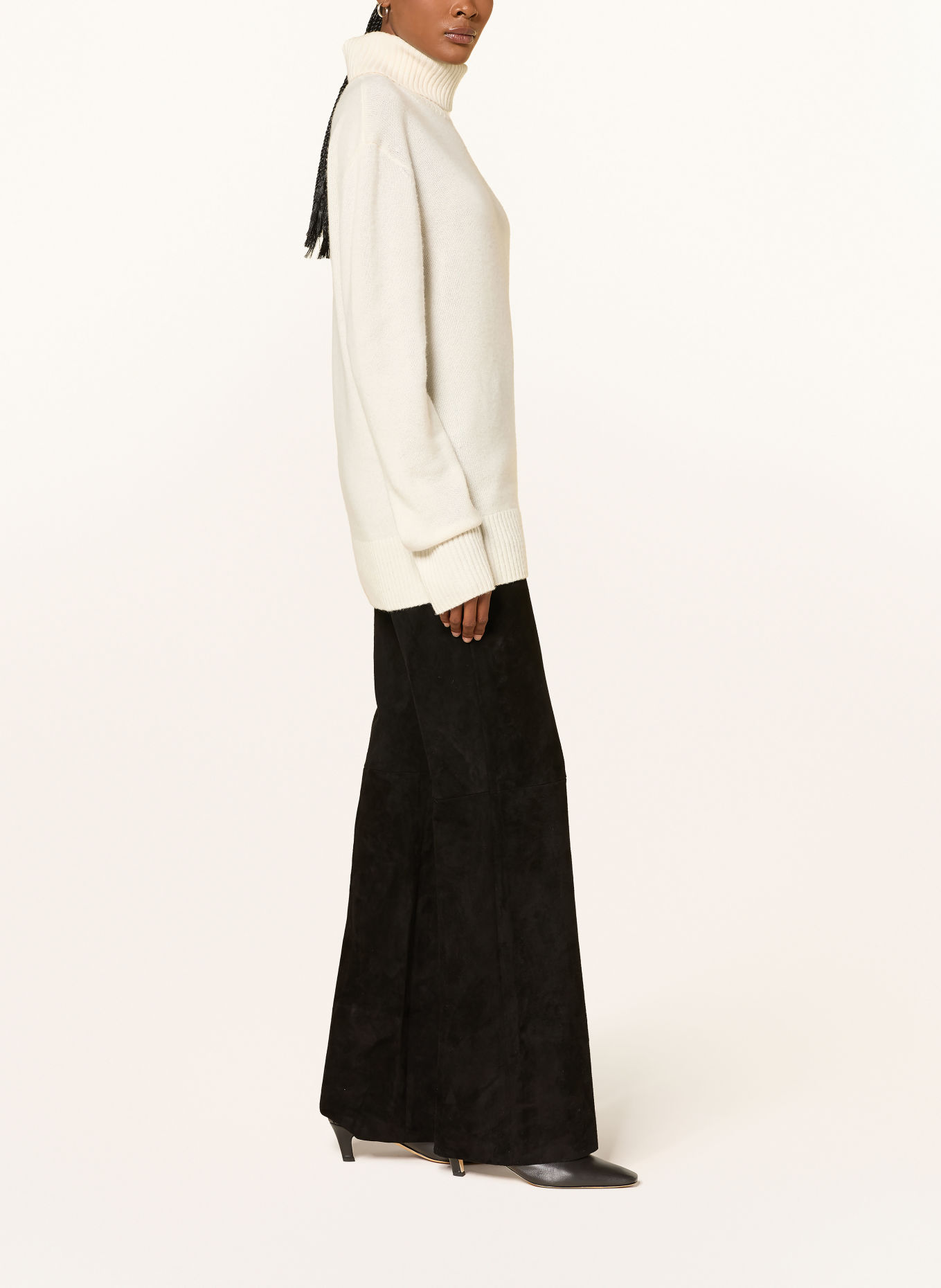 STOULS Leather pants OSWALD: BLACK