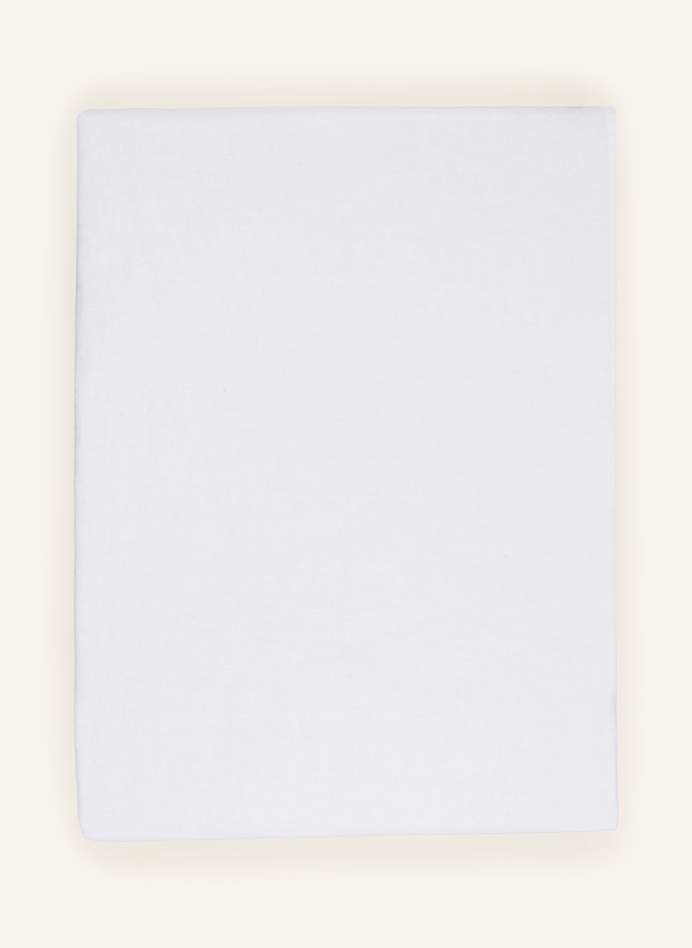 zoeppritz Fitted sheets made of linen: WHITE