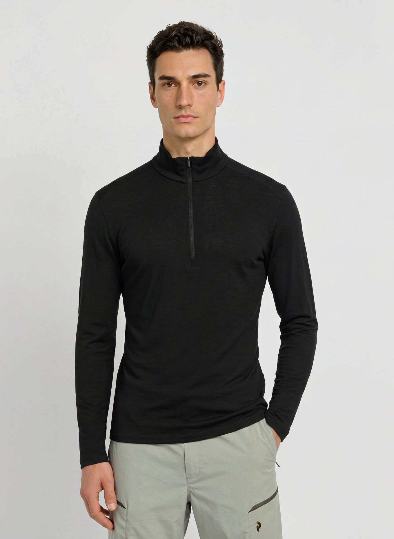 icebreaker Midlayer MERINO 260 TECH: ZWART
