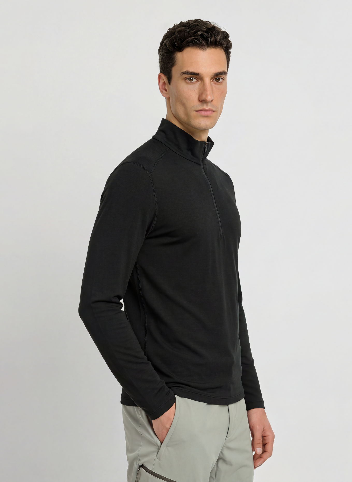 icebreaker Midlayer MERINO 260 TECH: ZWART