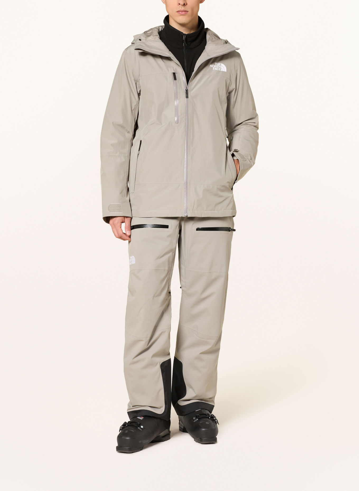 THE NORTH FACE Ski jacket DESCENDIT: LIGHT GRAY