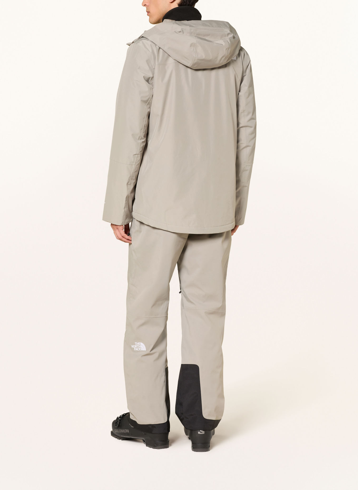 THE NORTH FACE Ski jacket DESCENDIT: LIGHT GRAY