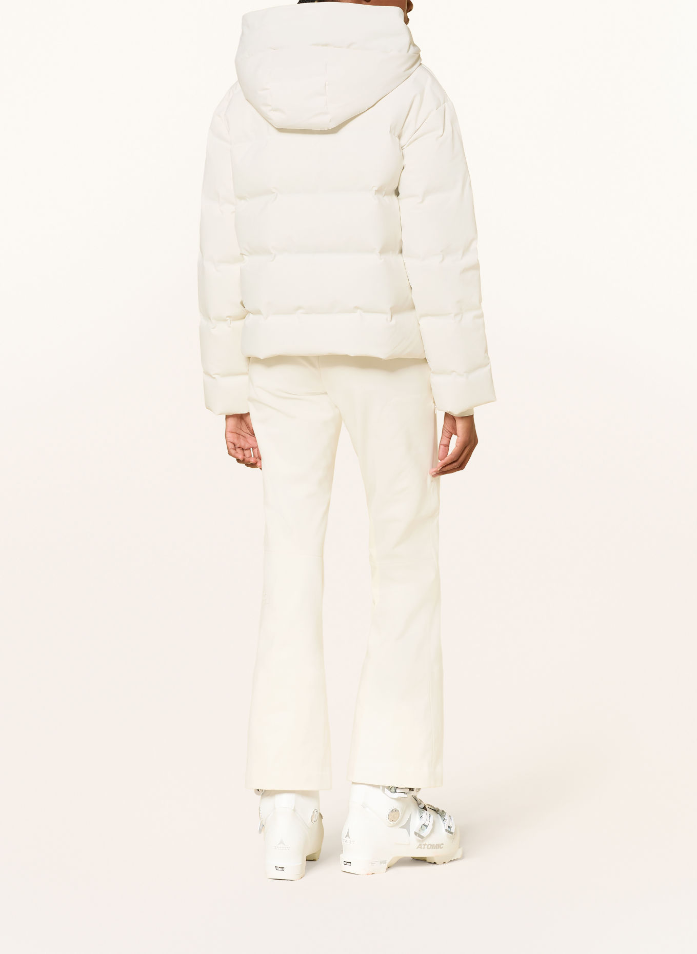 THE NORTH FACE SNOGA softshell ski pants: WHITE