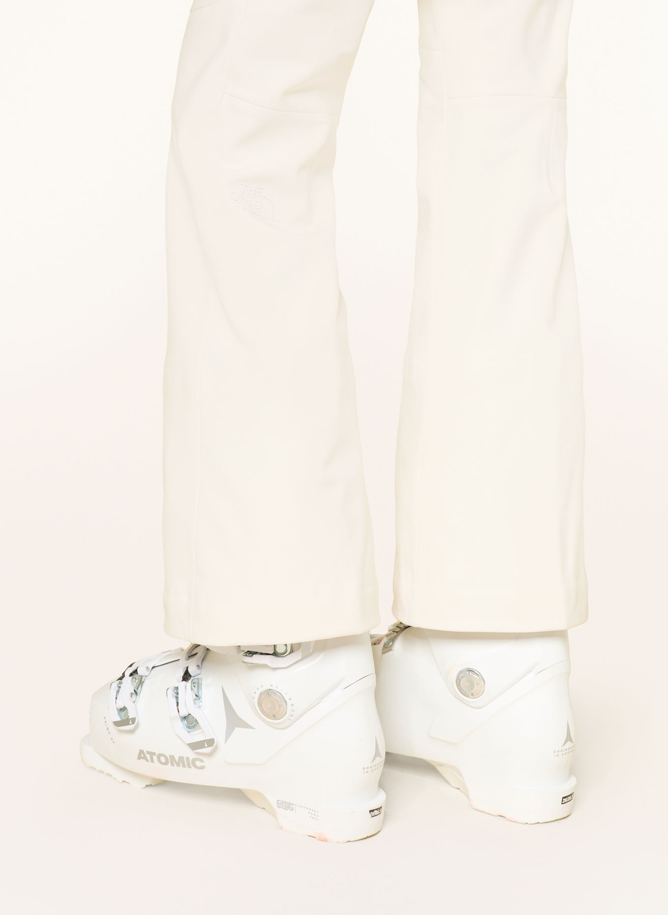 THE NORTH FACE SNOGA softshell ski pants: WHITE