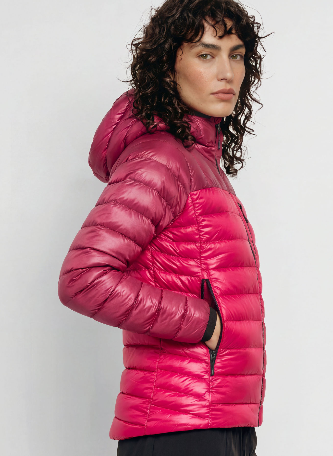 THE NORTH FACE Lightweight down jacket SUMMIT BREITHORN: PINK / FUCHSIA