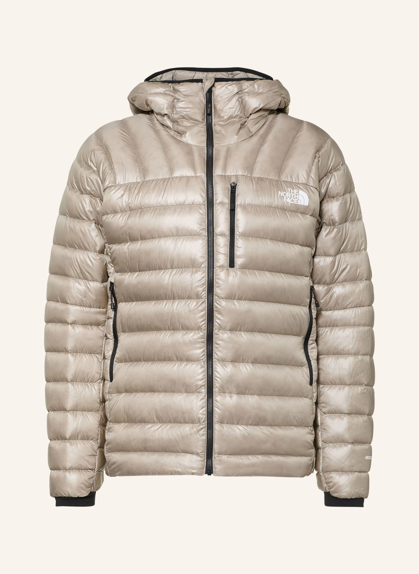 THE NORTH FACE SUMMIT BREITHORN Down Jacket: TAUPE / WHITE / BLACK