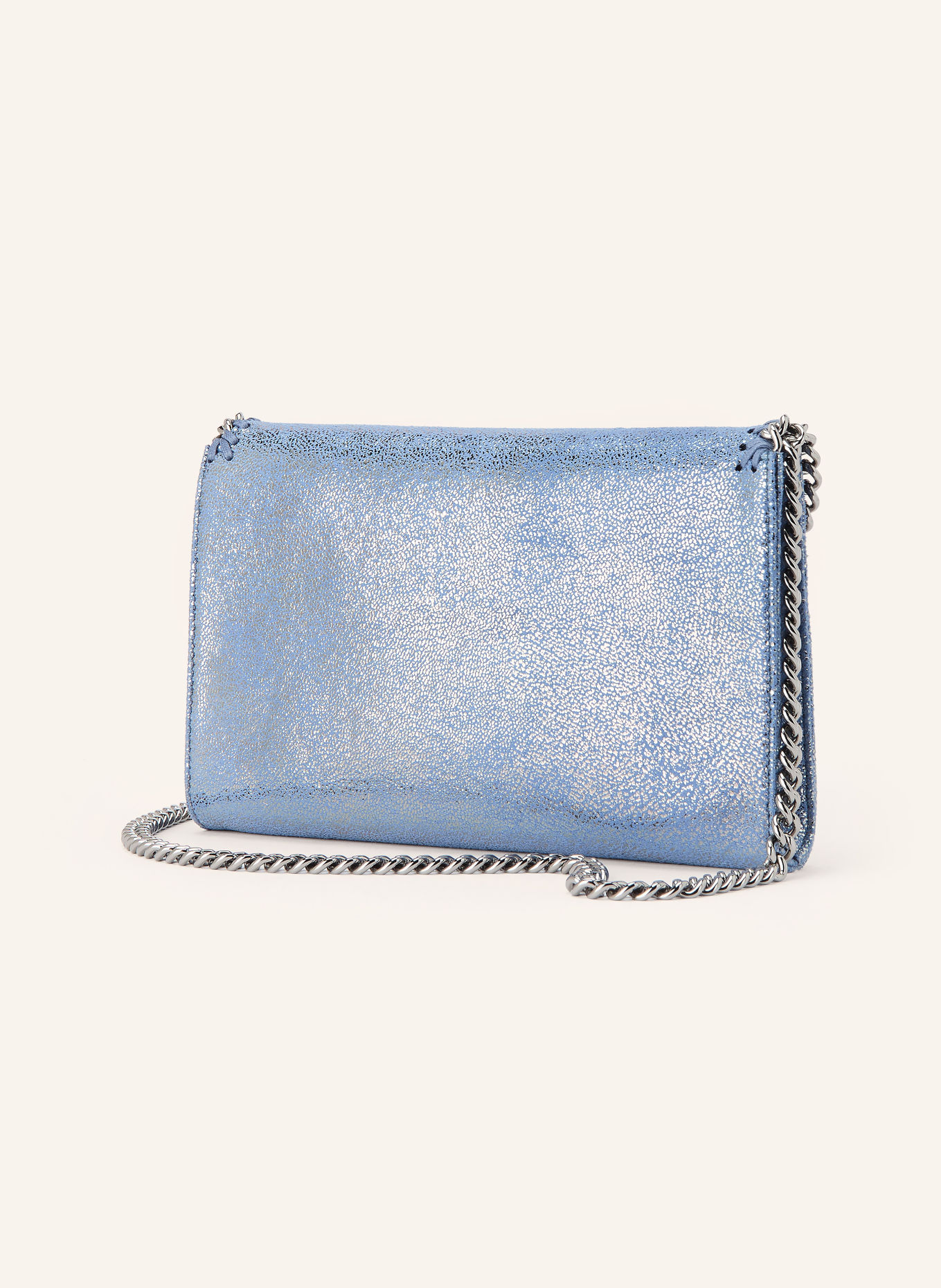STELLA McCARTNEY Crossbody bag FALABELLA: BLUE / SILVER