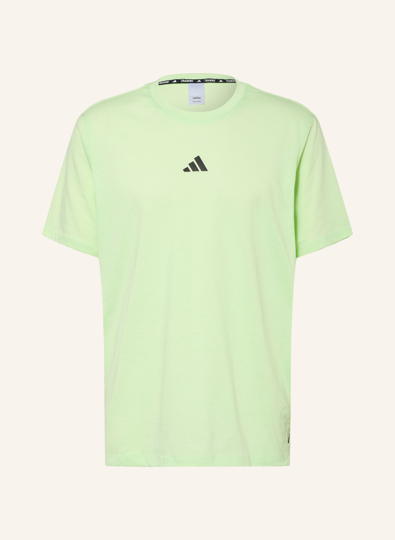 adidas Koszulka funkcyjna WO LOGO: JASNOZIELONY