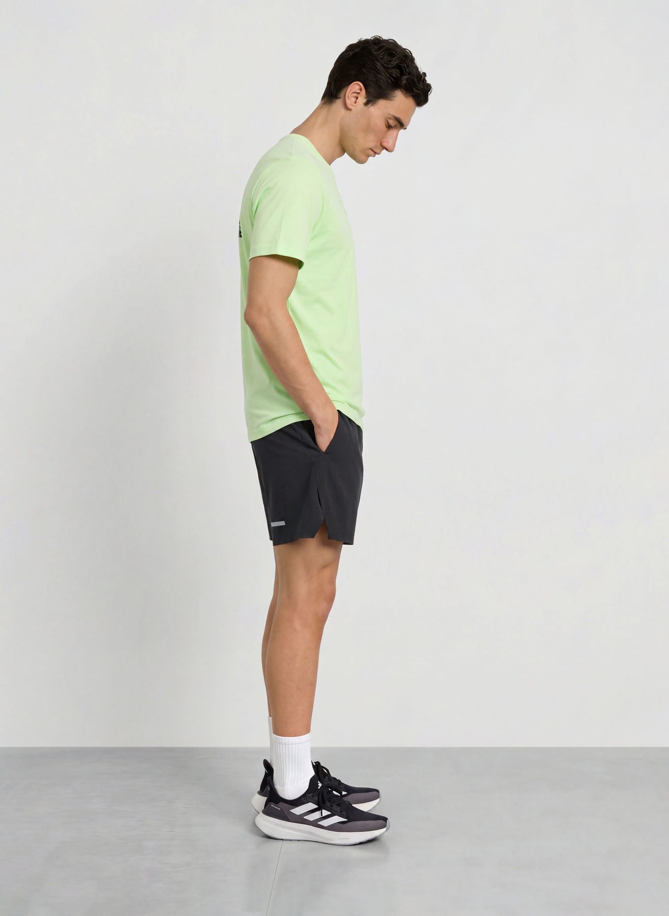 adidas Koszulka funkcyjna WO LOGO: JASNOZIELONY