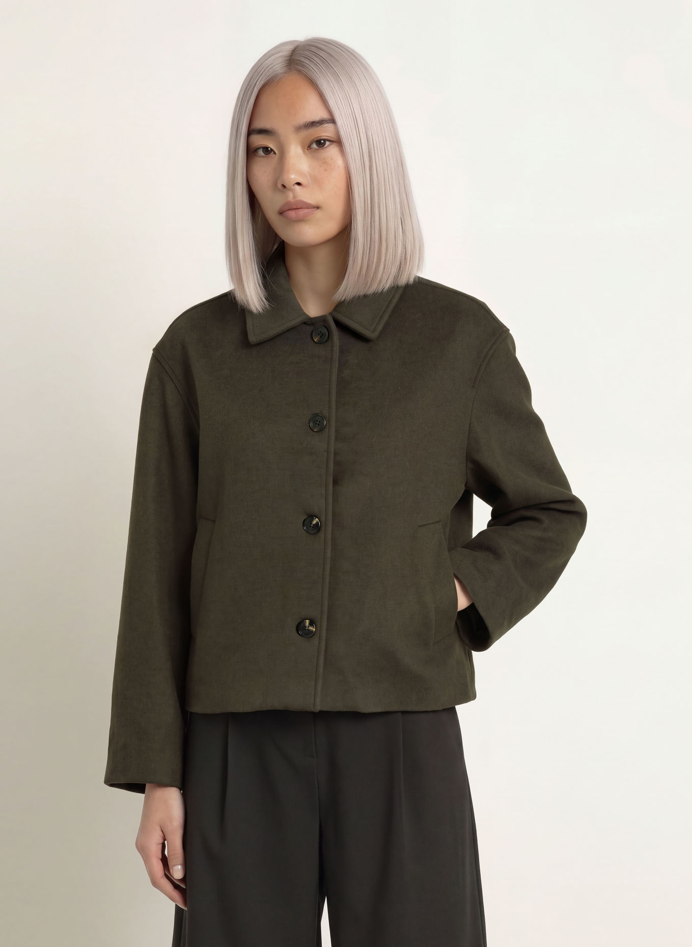 NEO NOIR Jacket HAMRA: OLIVE