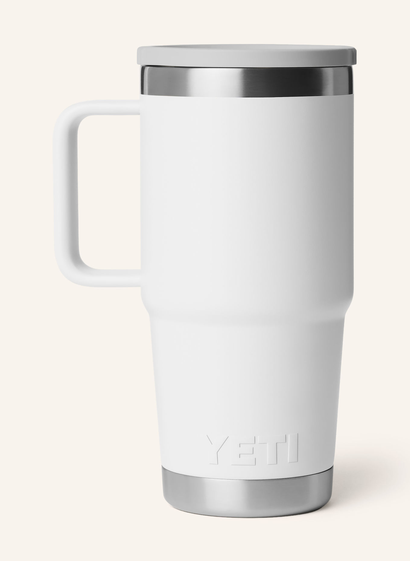 YETI Kubek termiczny RAMBLER®: BIAŁY / SREBRNY