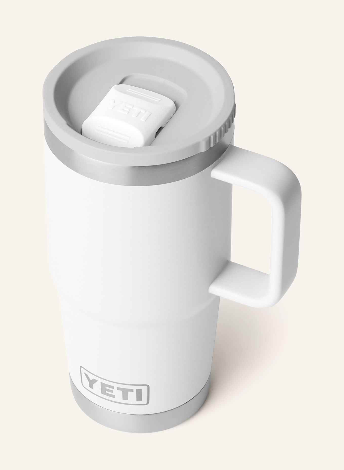YETI Kubek termiczny RAMBLER®: BIAŁY / SREBRNY