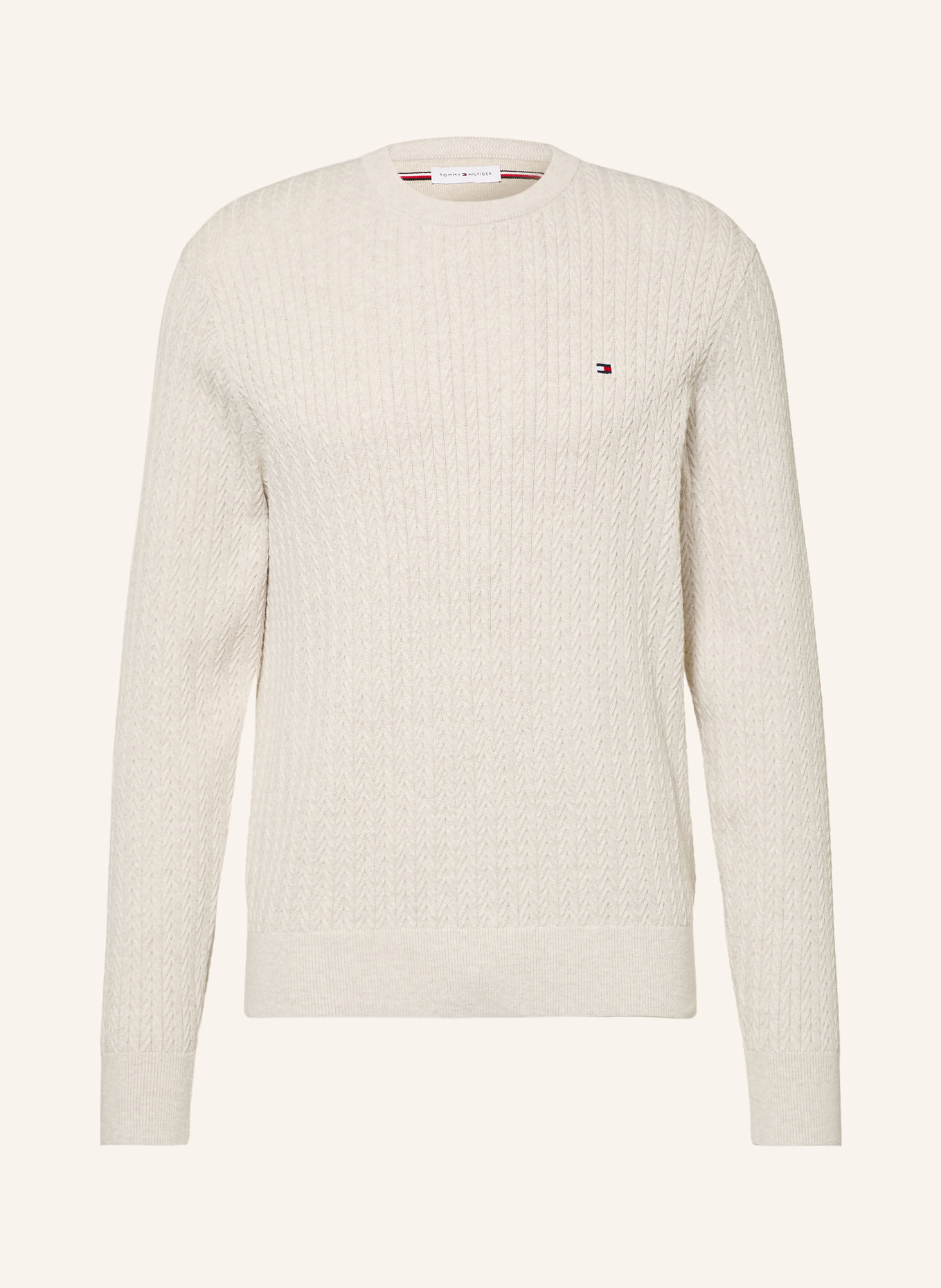 TOMMY HILFIGER Pullover: HELLGRAU