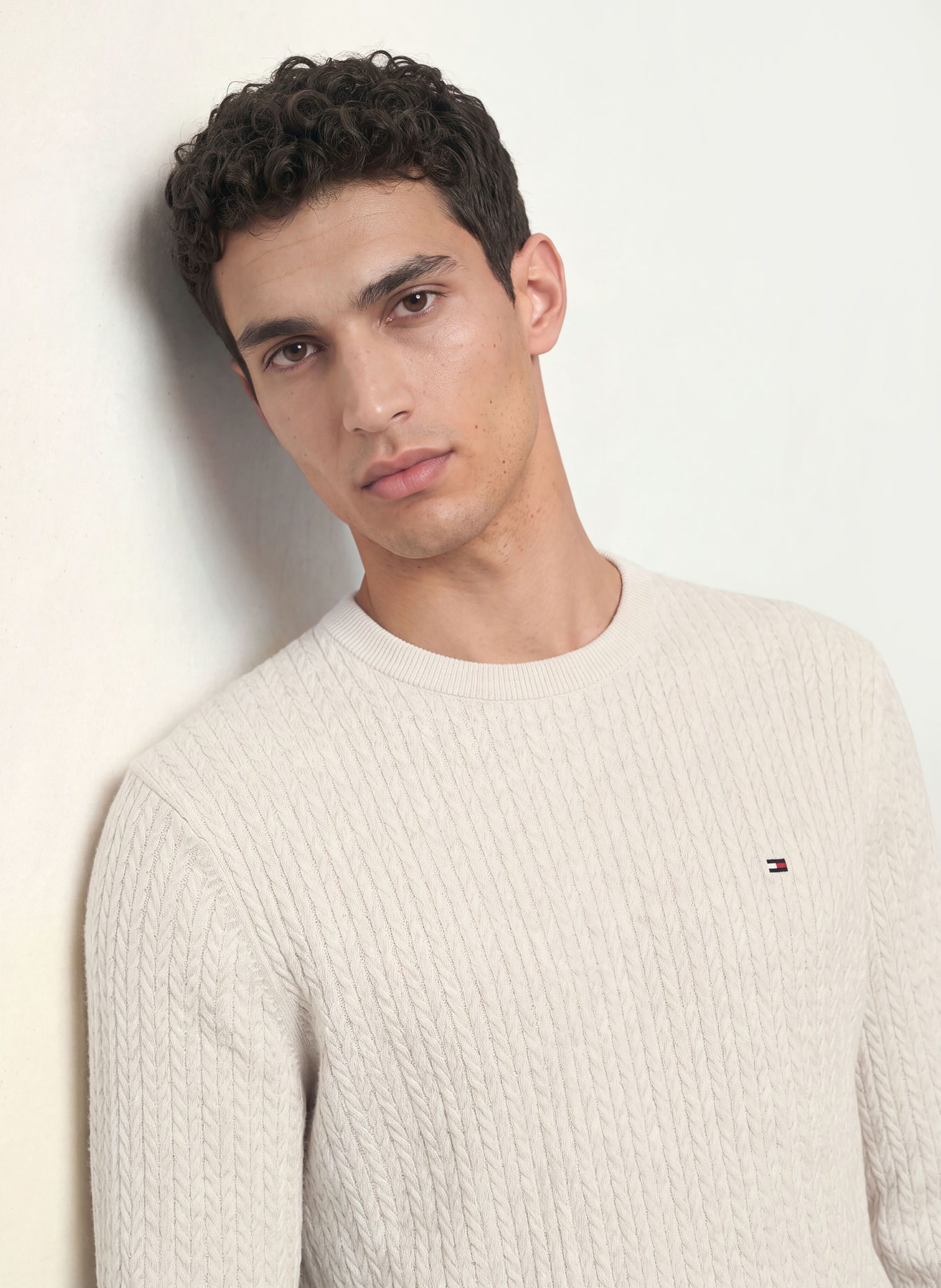 TOMMY HILFIGER Pullover: HELLGRAU