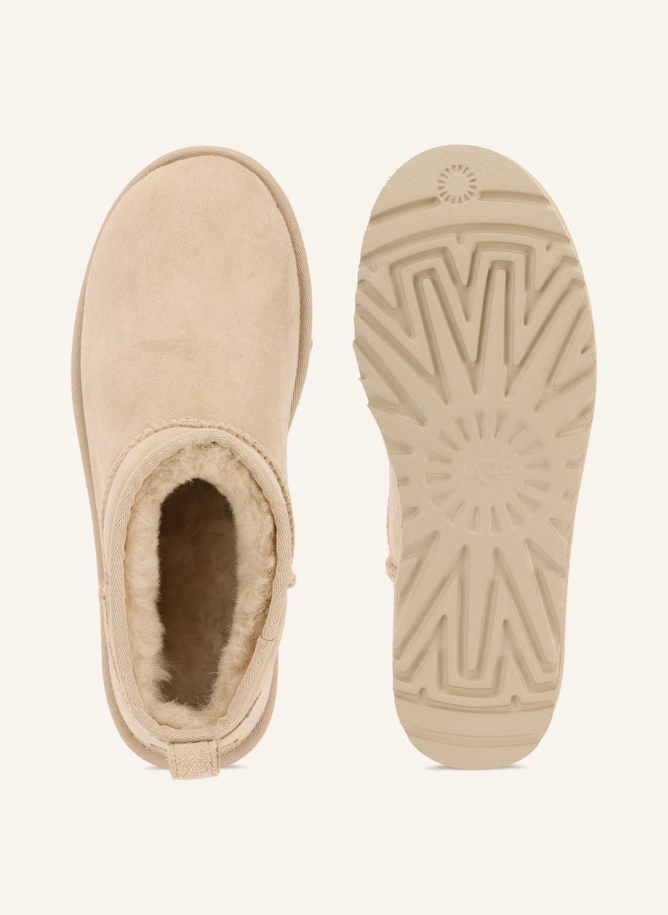 UGG Boots CLASSIC ULTRA MINI: BEIGE