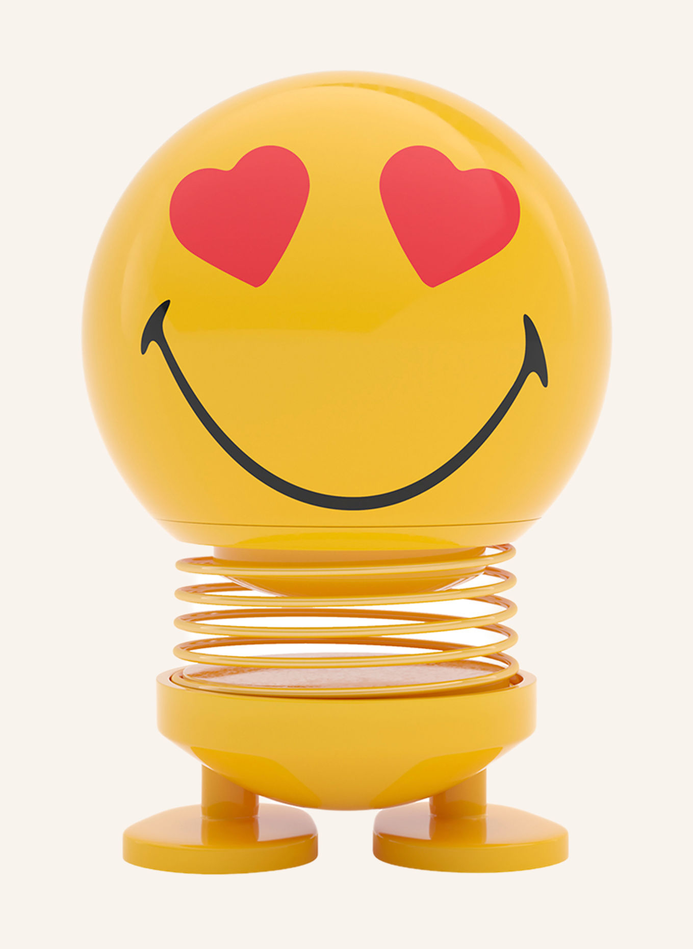 Hoptimist Figurine décorative SMALL SIMLEY LOVE: JAUNE / ROUGE / NOIR