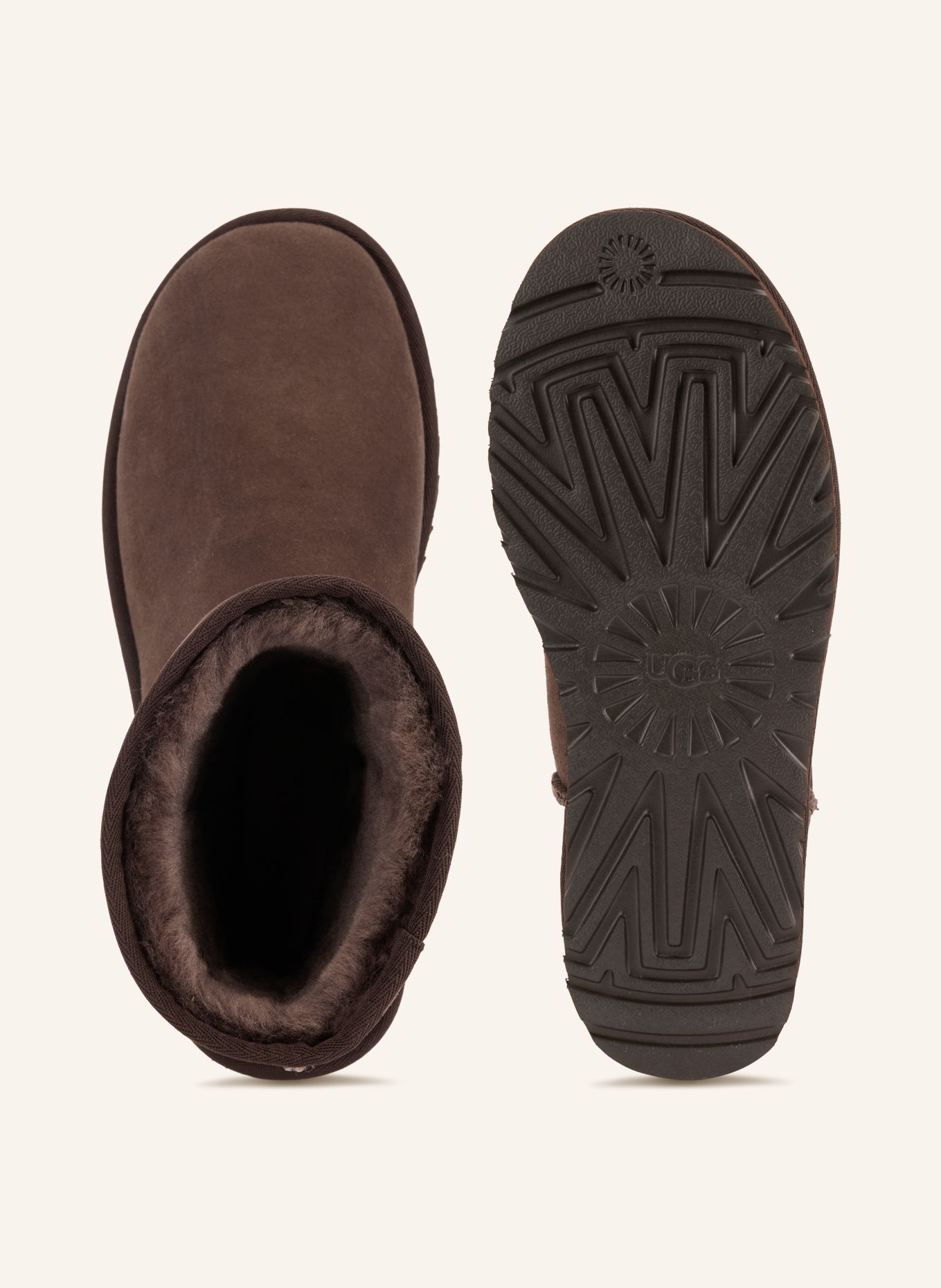 UGG Boots CLASSIC SHORT II: DARK BROWN