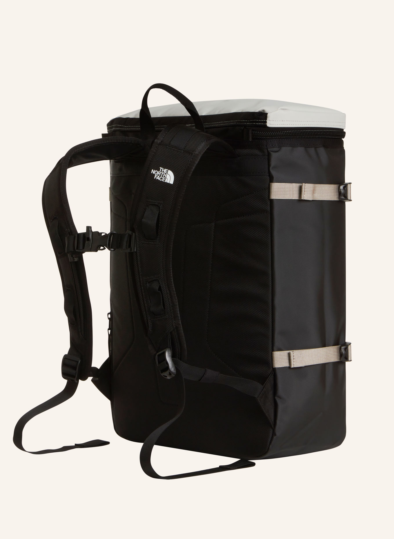 THE NORTH FACE Backpack BASECAMP FUSEBOX S 30 l with laptop compartment: LIGHT GRAY / DARK GRAY