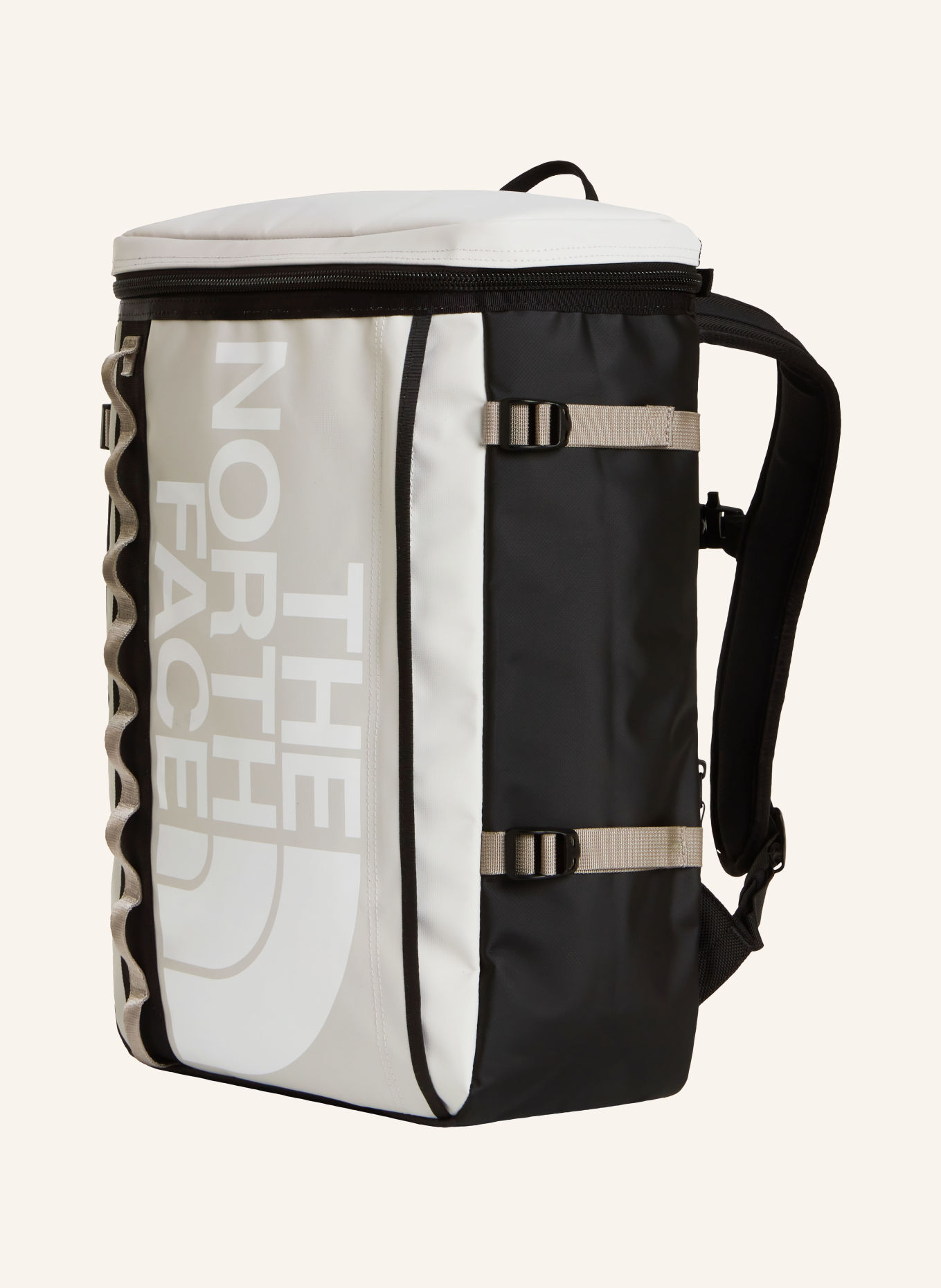 THE NORTH FACE Backpack BASECAMP FUSEBOX S 30 l with laptop compartment: LIGHT GRAY / DARK GRAY