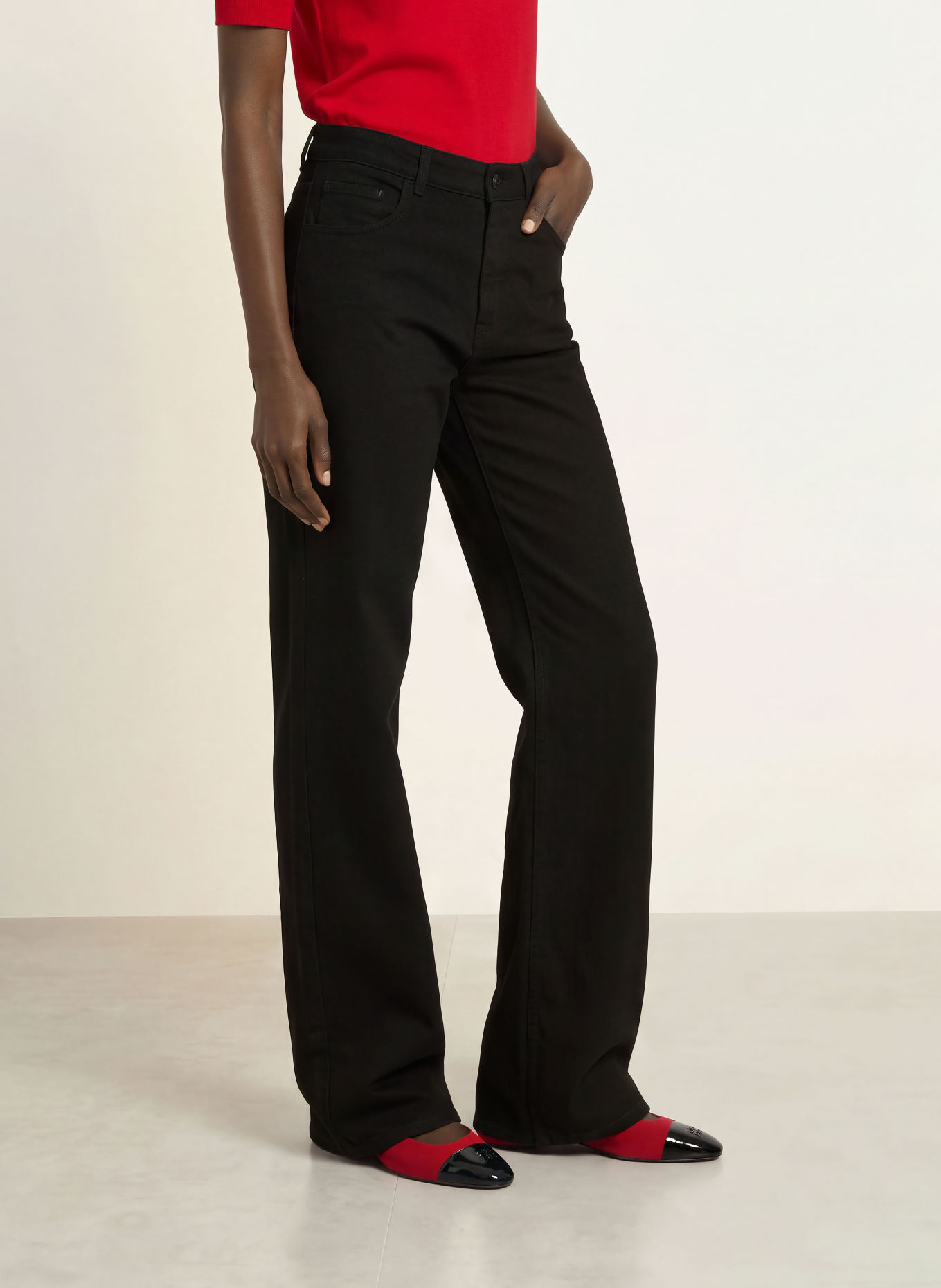 RIANI Jeansy wide leg: 999 BLACK